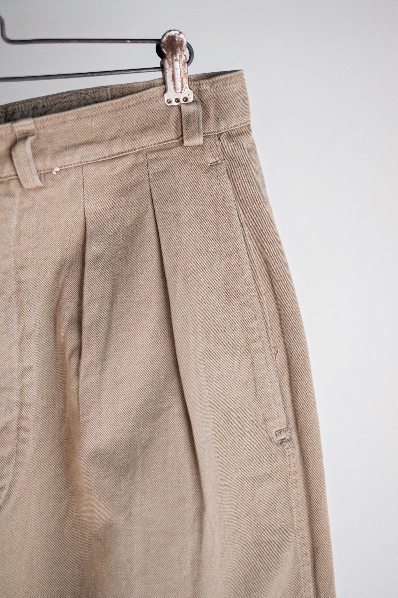 【~50's】French Army M52 Chino Trousers Size.84M
