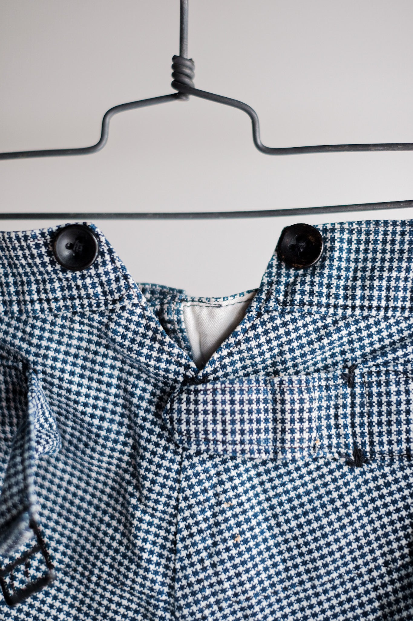 【~30's】French Vintage Pin Check Work Pants