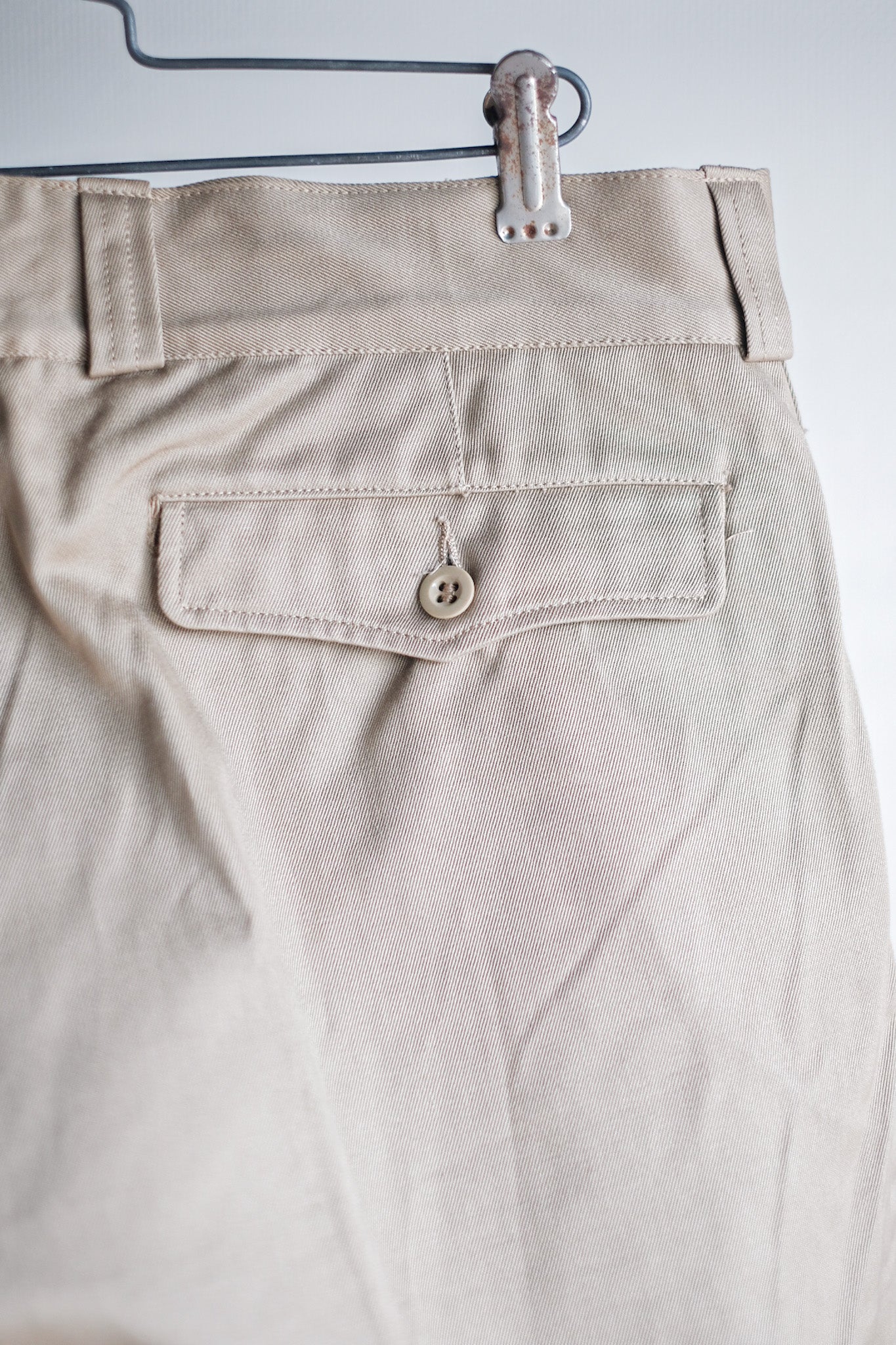 【~60's】French Army M52 Chino Trousers Size.23 "Dead Stock"