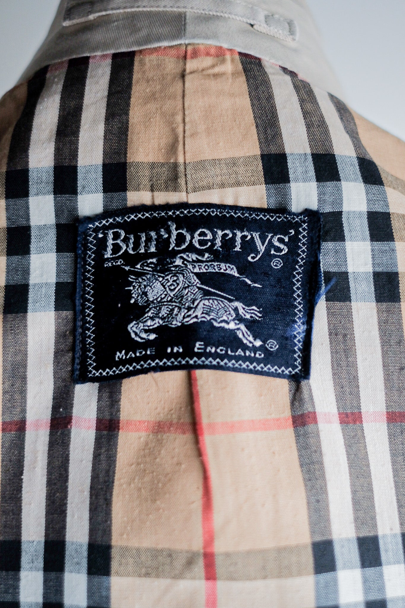 【~80's】Vintage Burberry's Single Raglan Balmacaan Coat