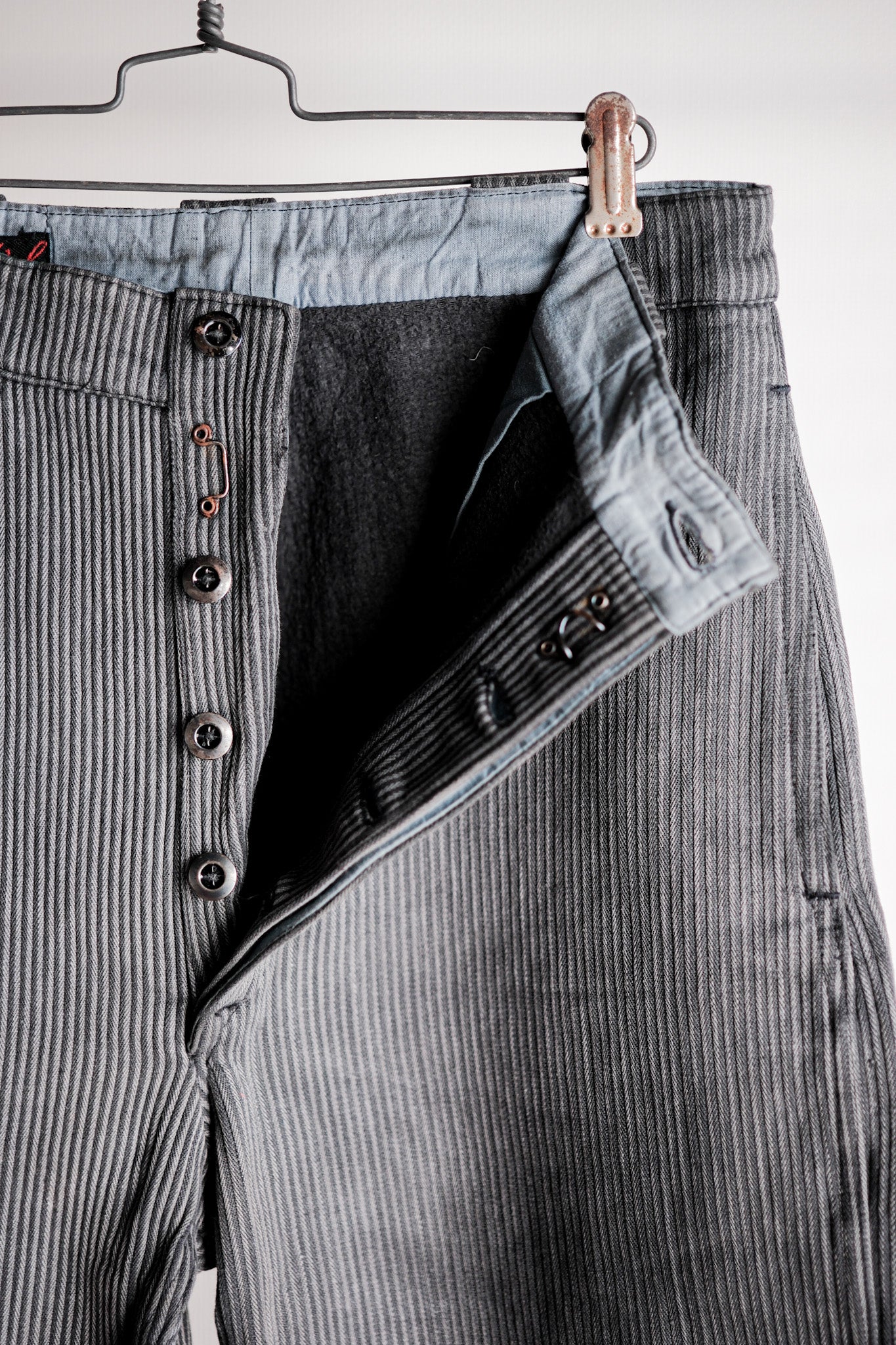 【~50's】French Vintage Cotton Pique Work Pants