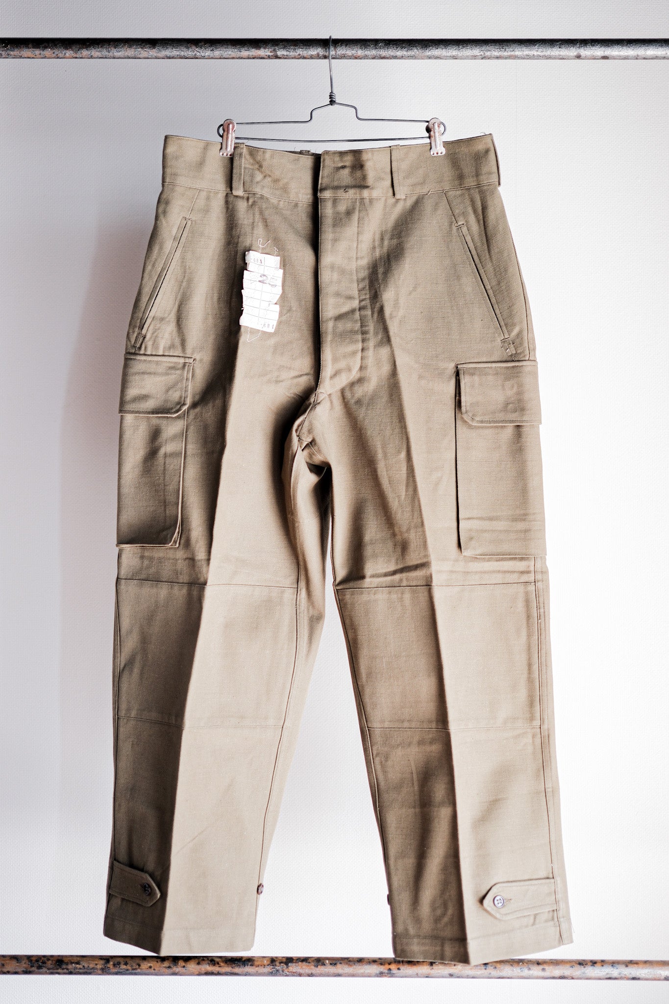 50's] French Army M47 Field Trousers Size.25 