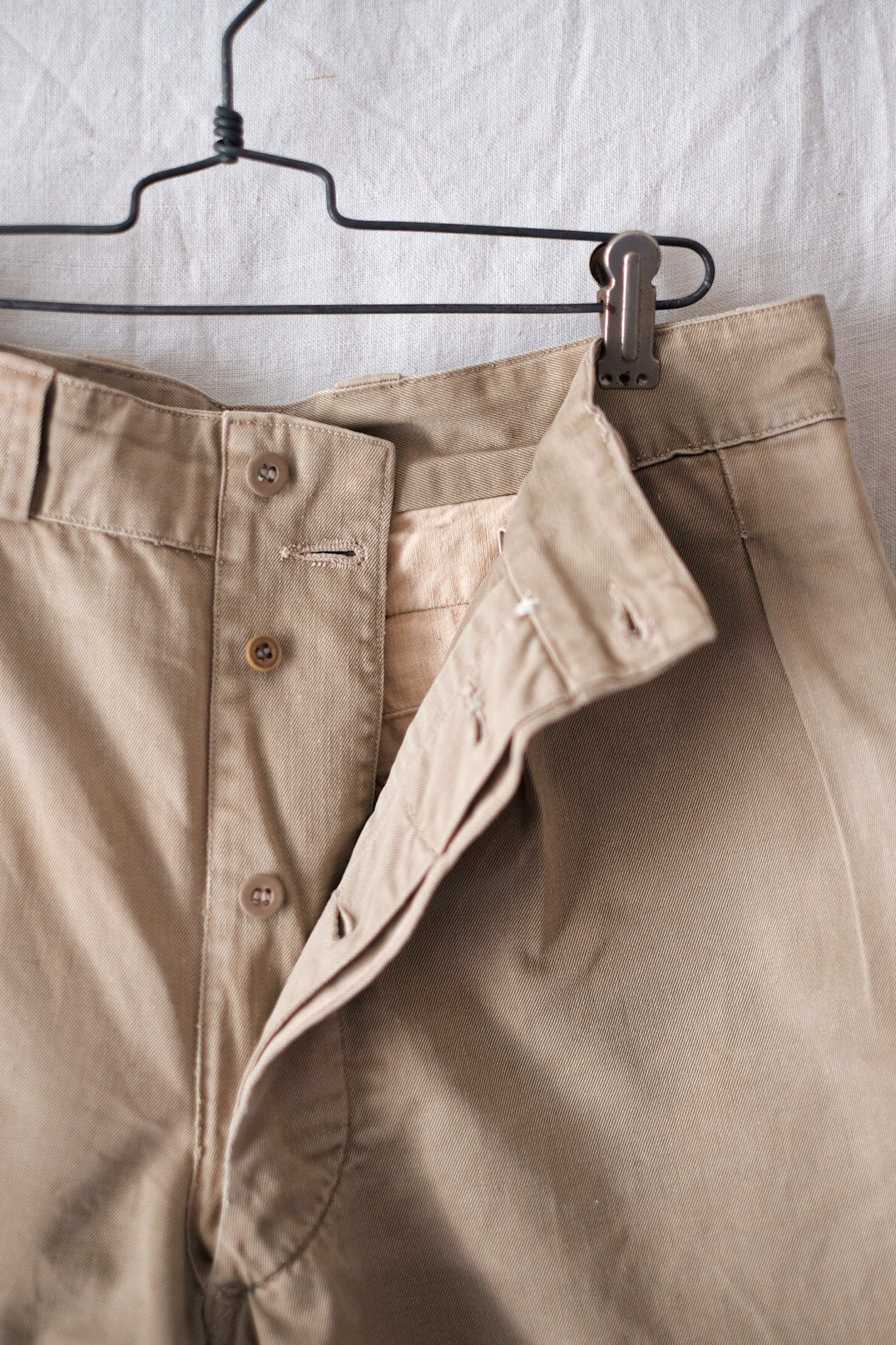 【~60's】French Army M52 Chino Shorts Size.2