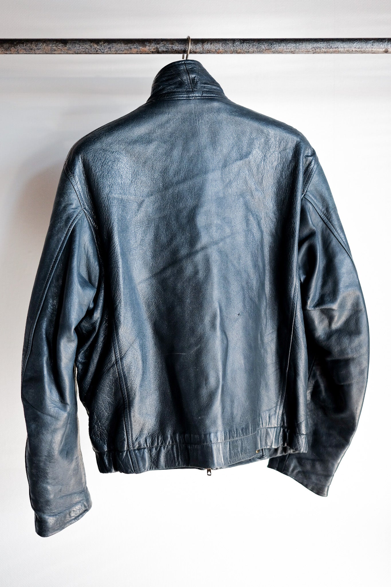 【~70's】French Air Force Pilot Leather Jacket