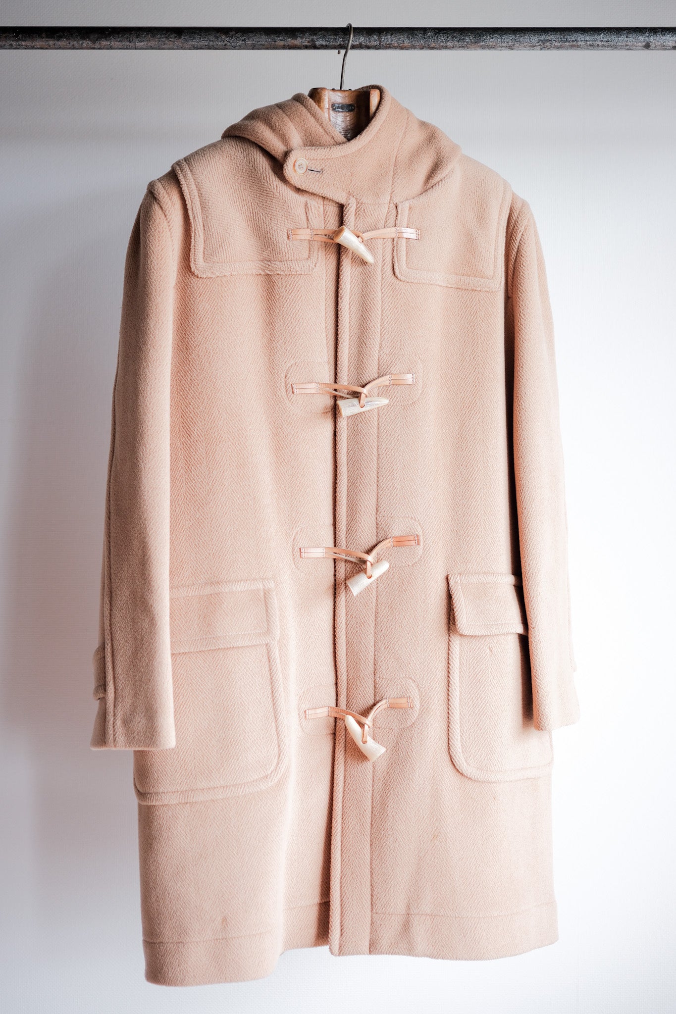 【~90's】Old INVERTERE Wool Duffle Coat "Moorbrook"