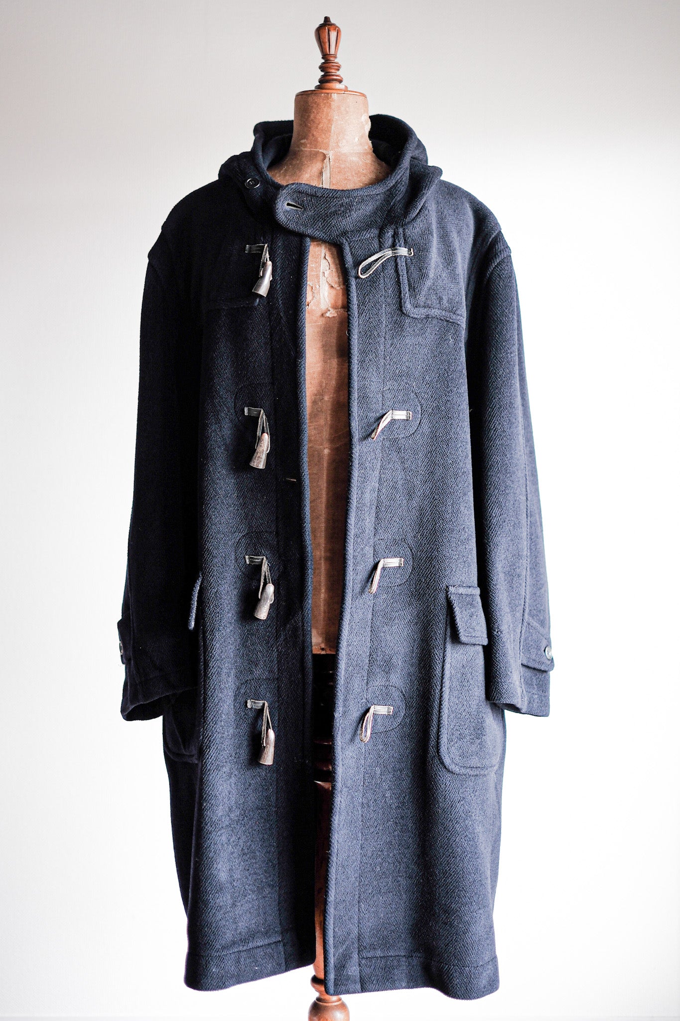 【~80’s】Vintage Grenfell Wool Duffle Coat Size.44 "Moorbrook"