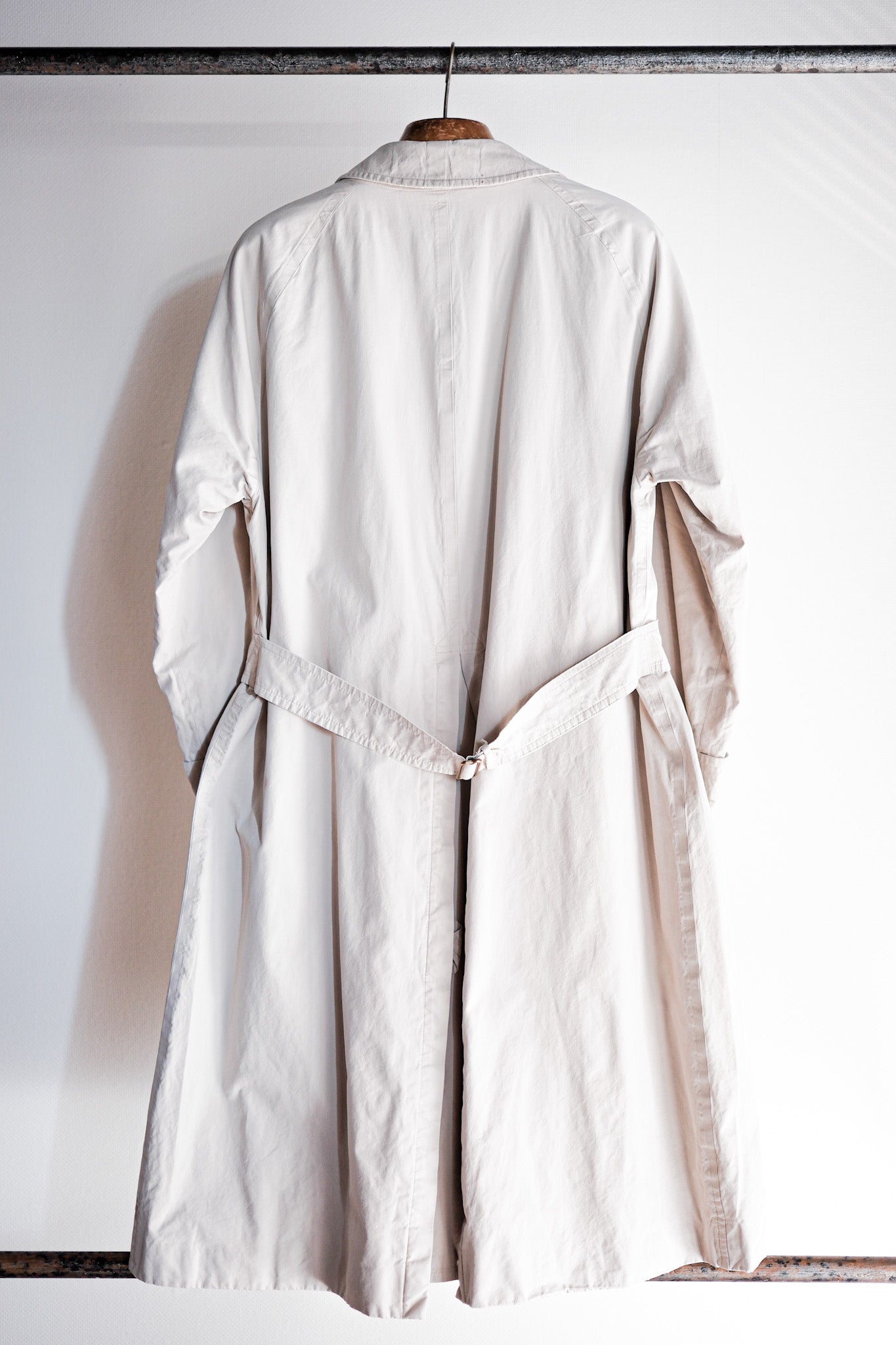 【~80's】Vintage Burberry's Single Raglan Tielocken Coat C100 Size.46REG