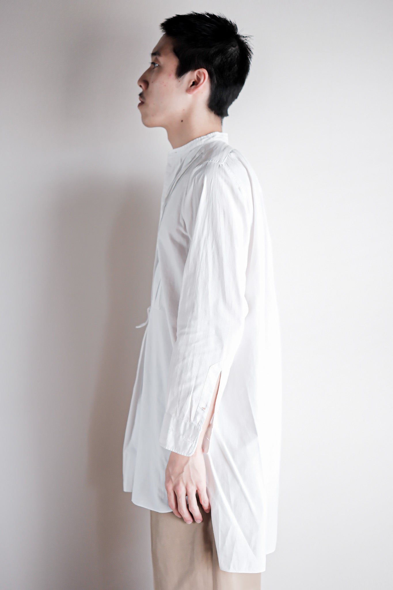 【~30's】French Vintage Cotton Dress Shirt "Belle Jardiniere"
