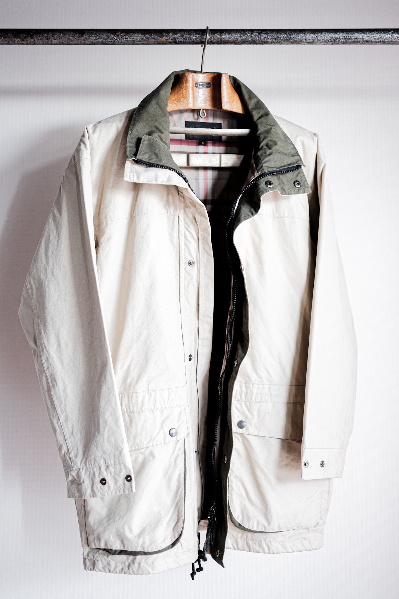 【~90's】British Vintage Ventile Jacket Size.S "KOTTE"