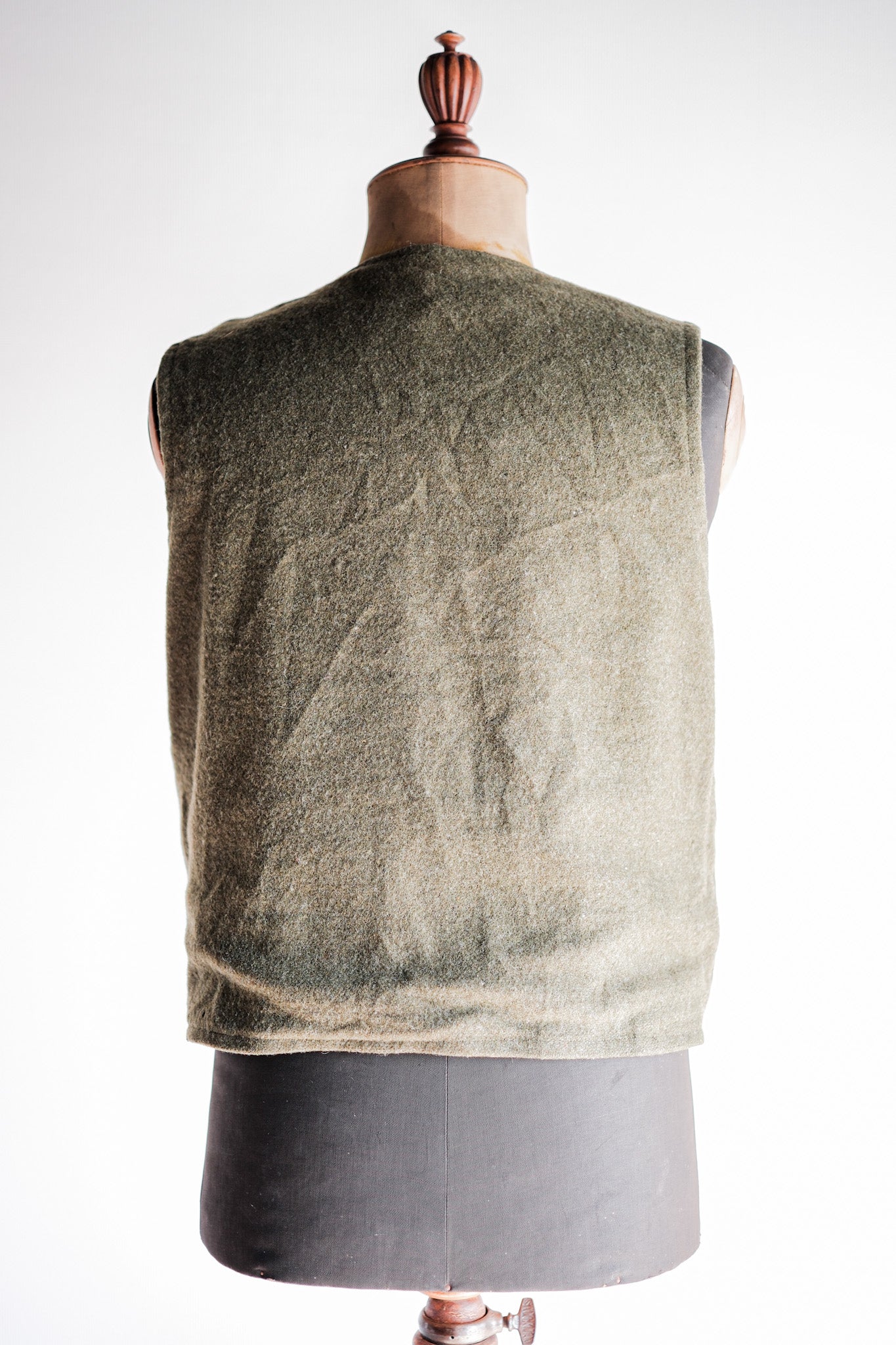 【~70's】American Vintage Tiger Stripe Camouflage Reversible Vest