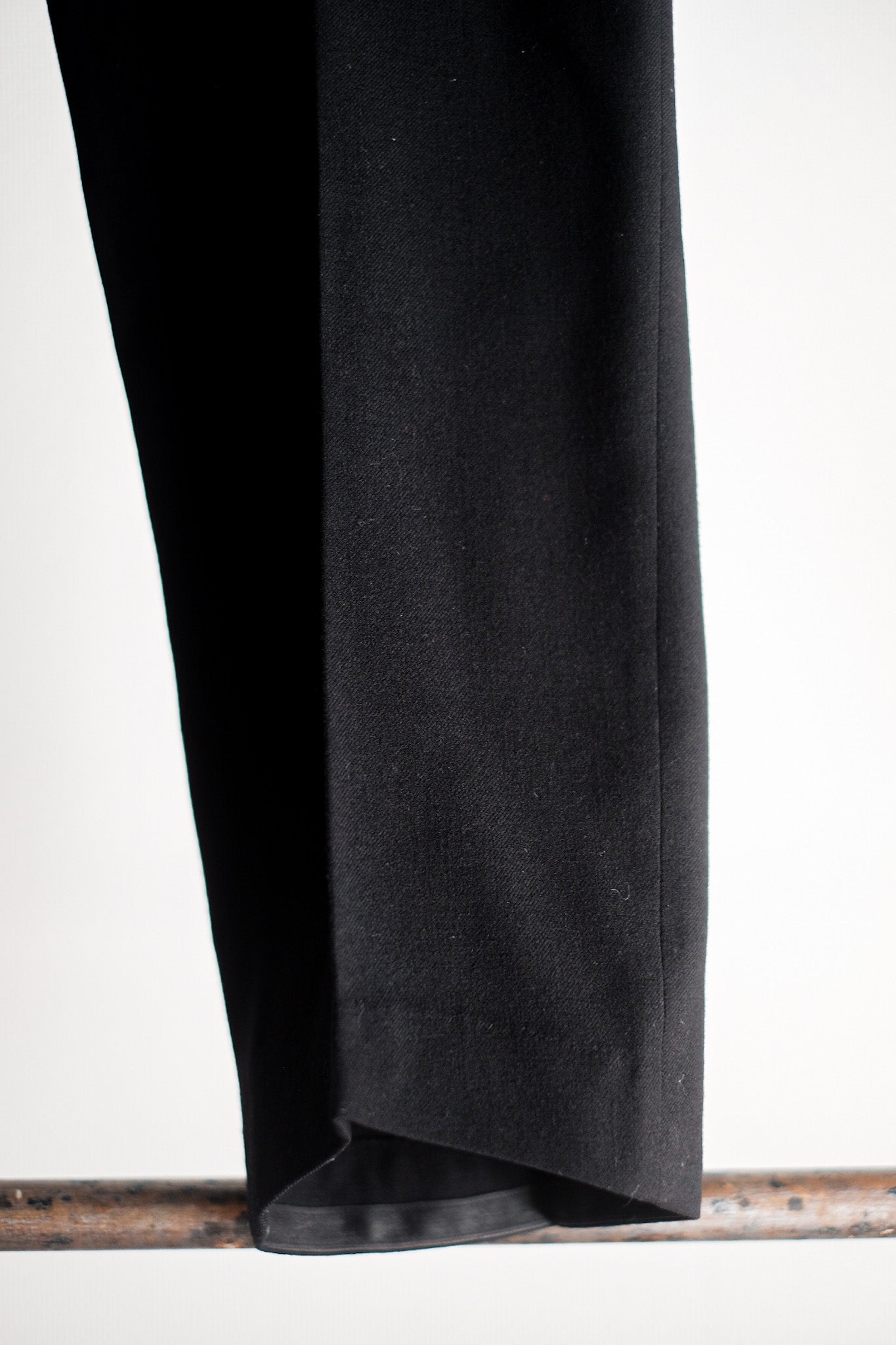 【~40's】German Vintage Black Wool Trousers