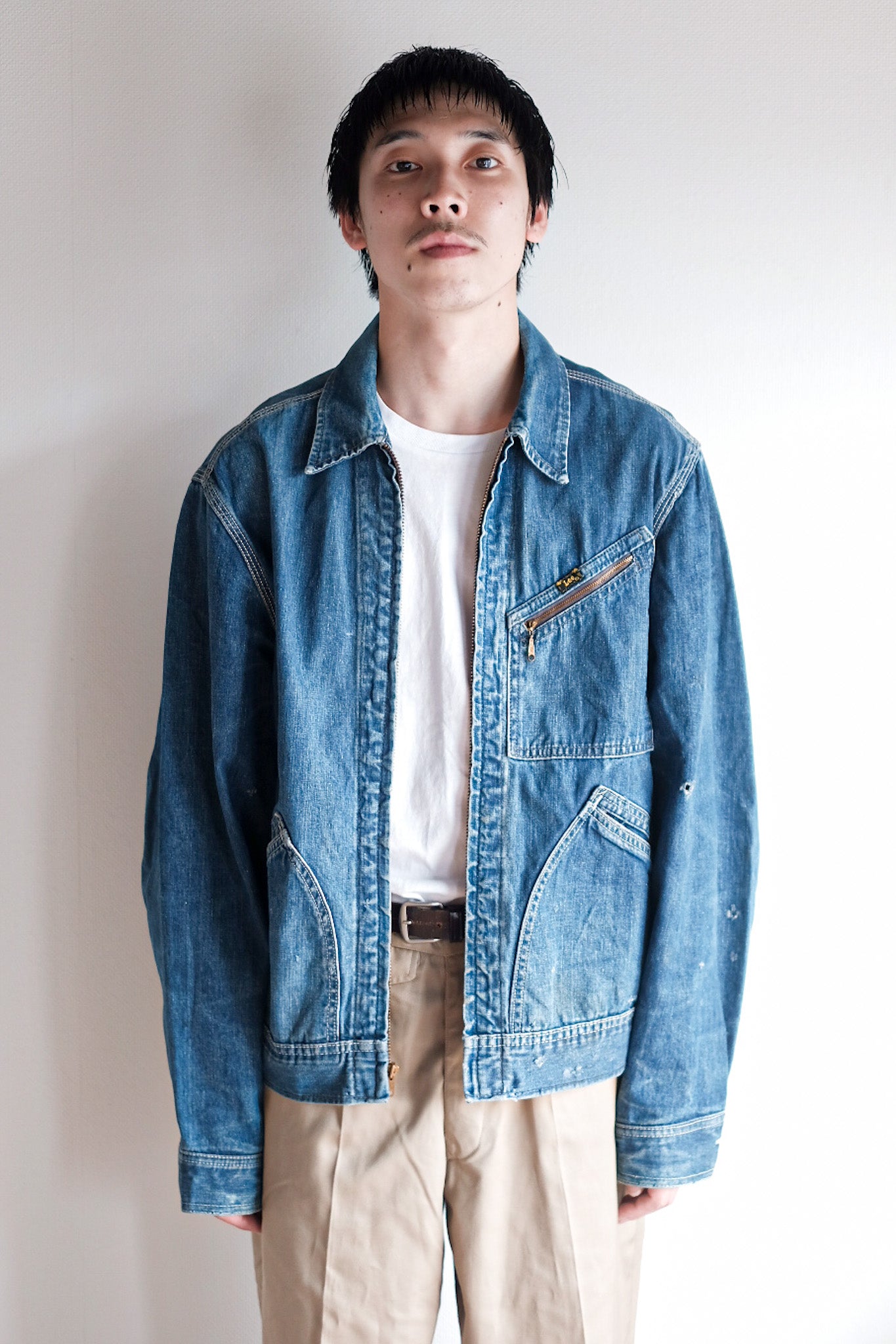 【~60's】Vintage LEE 91-B Denim Jacket Size.40R