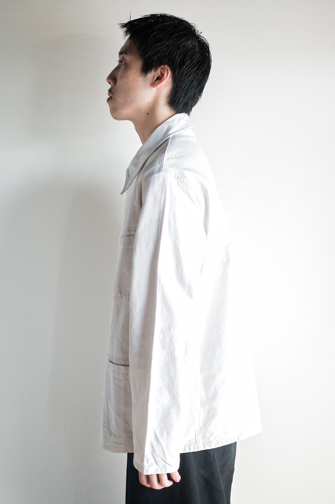 【~30's】German Vintage Linen Work Jacket