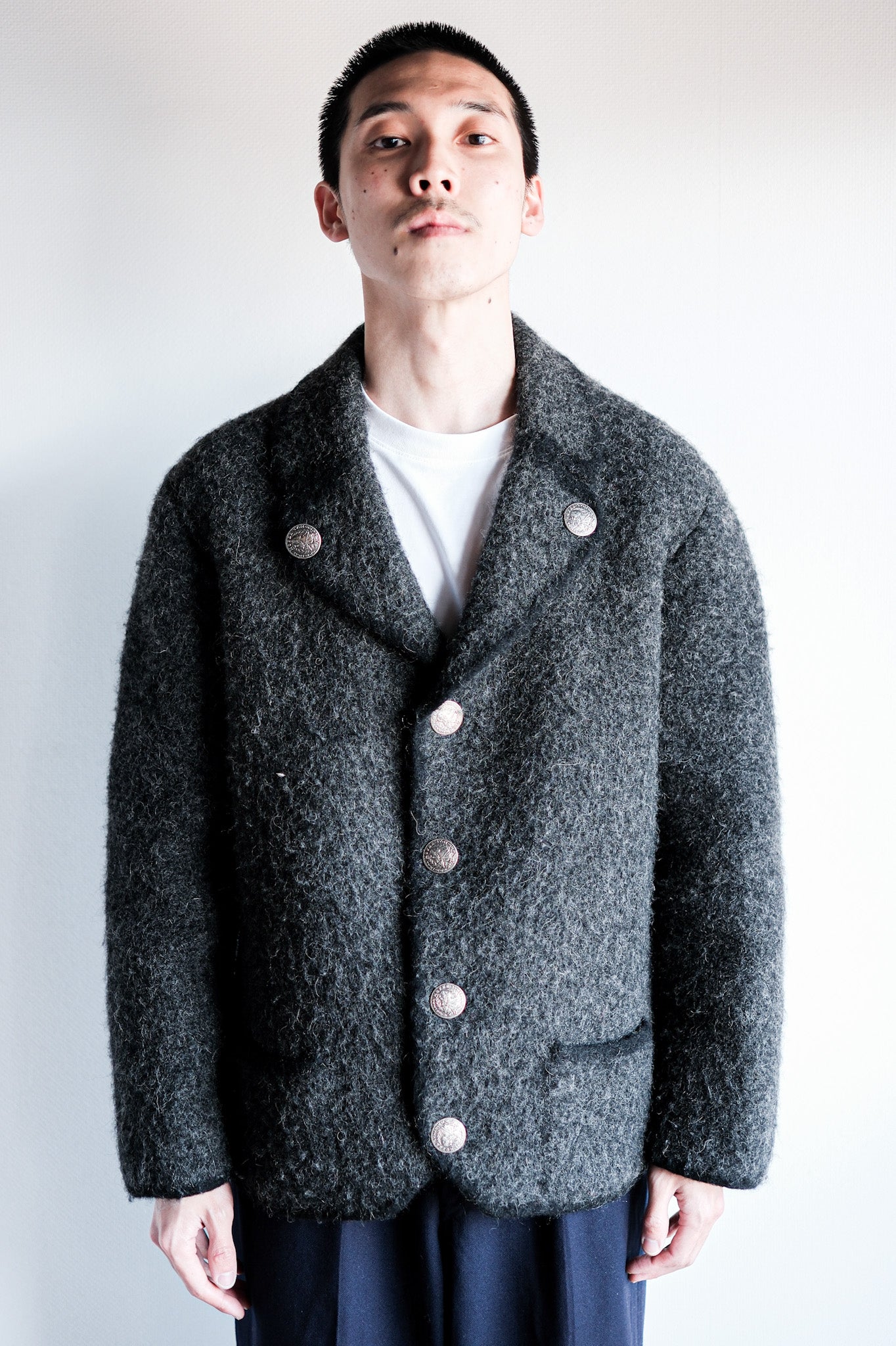 【~80's】HOFER Tyrolean Wool Jacket Size.44