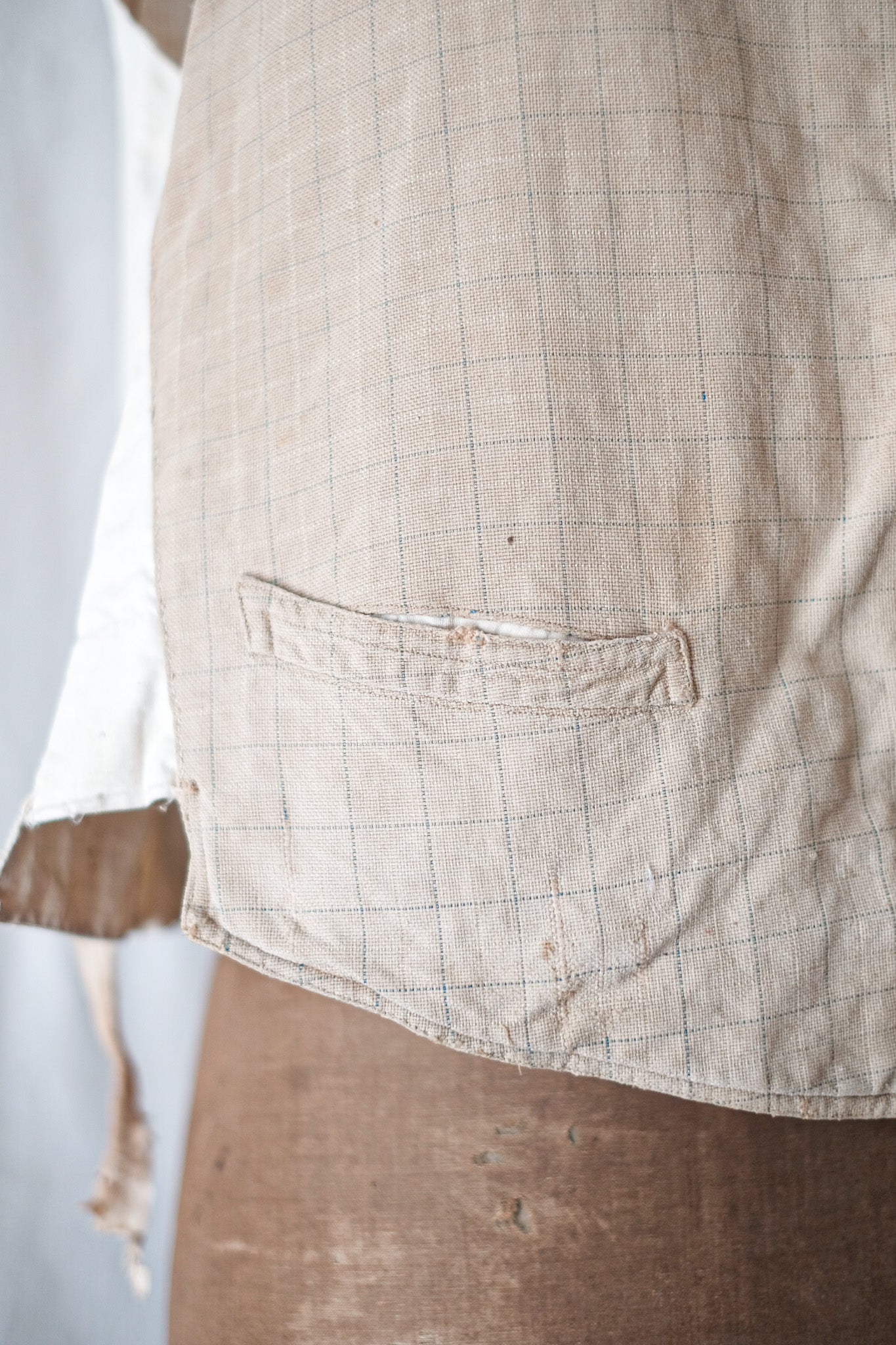 【~30's】French Vintage Cotton Gilet