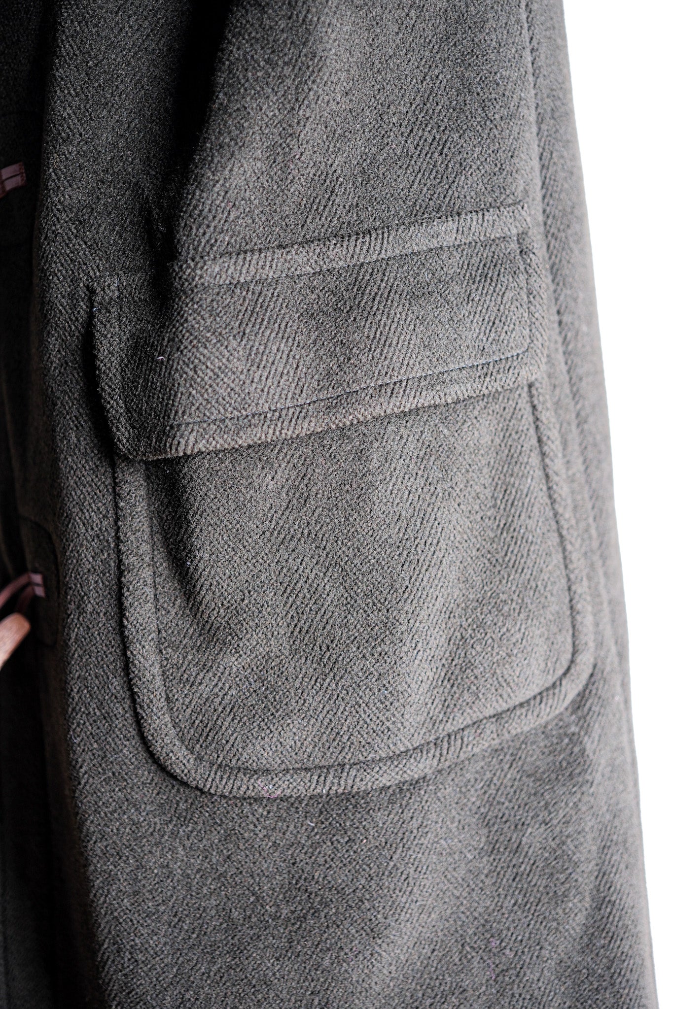 【~90's】Old INVERTERE Wool Duffle Coat "Moorbrook"