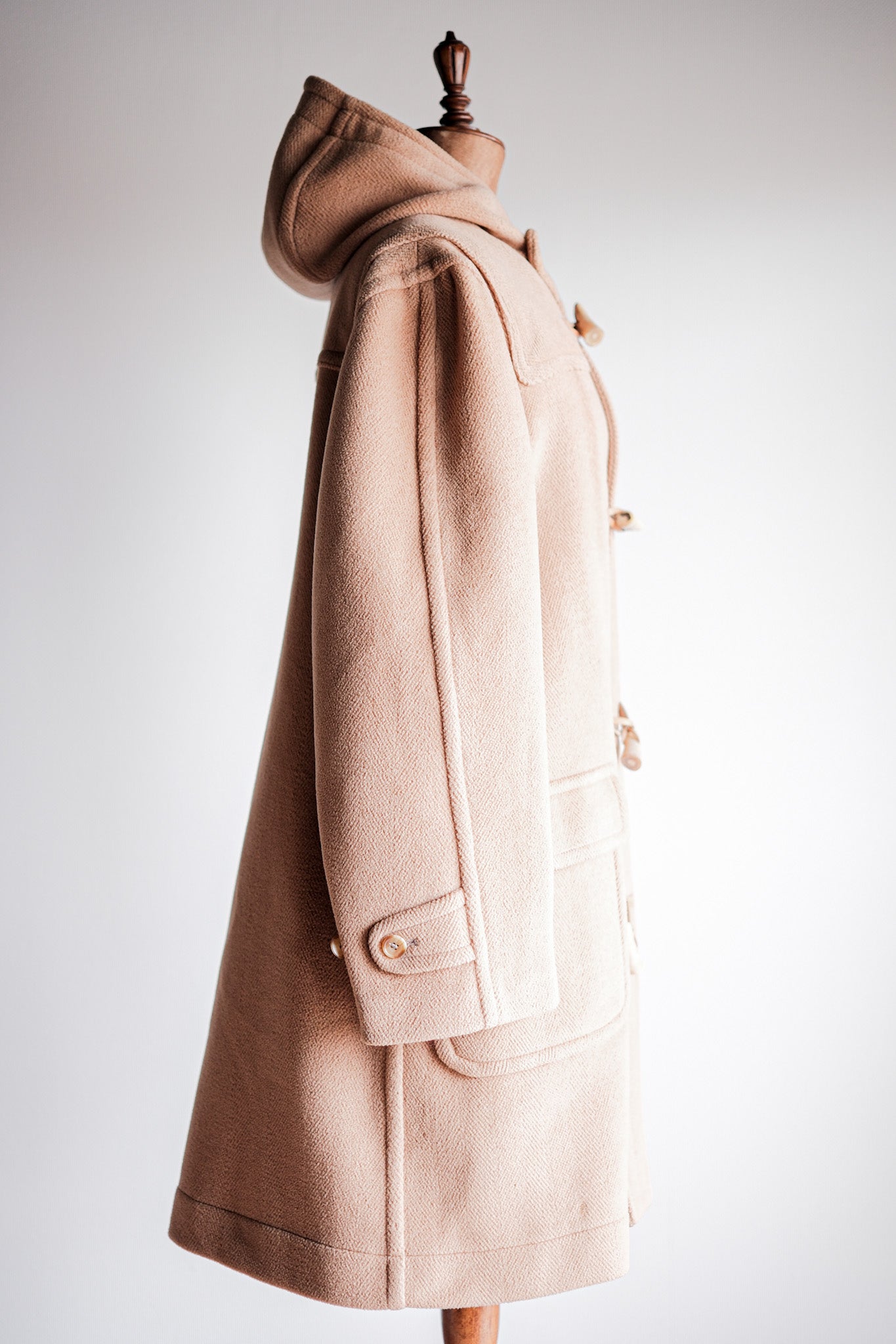 【~90's】Old INVERTERE Wool Duffle Coat "Moorbrook"