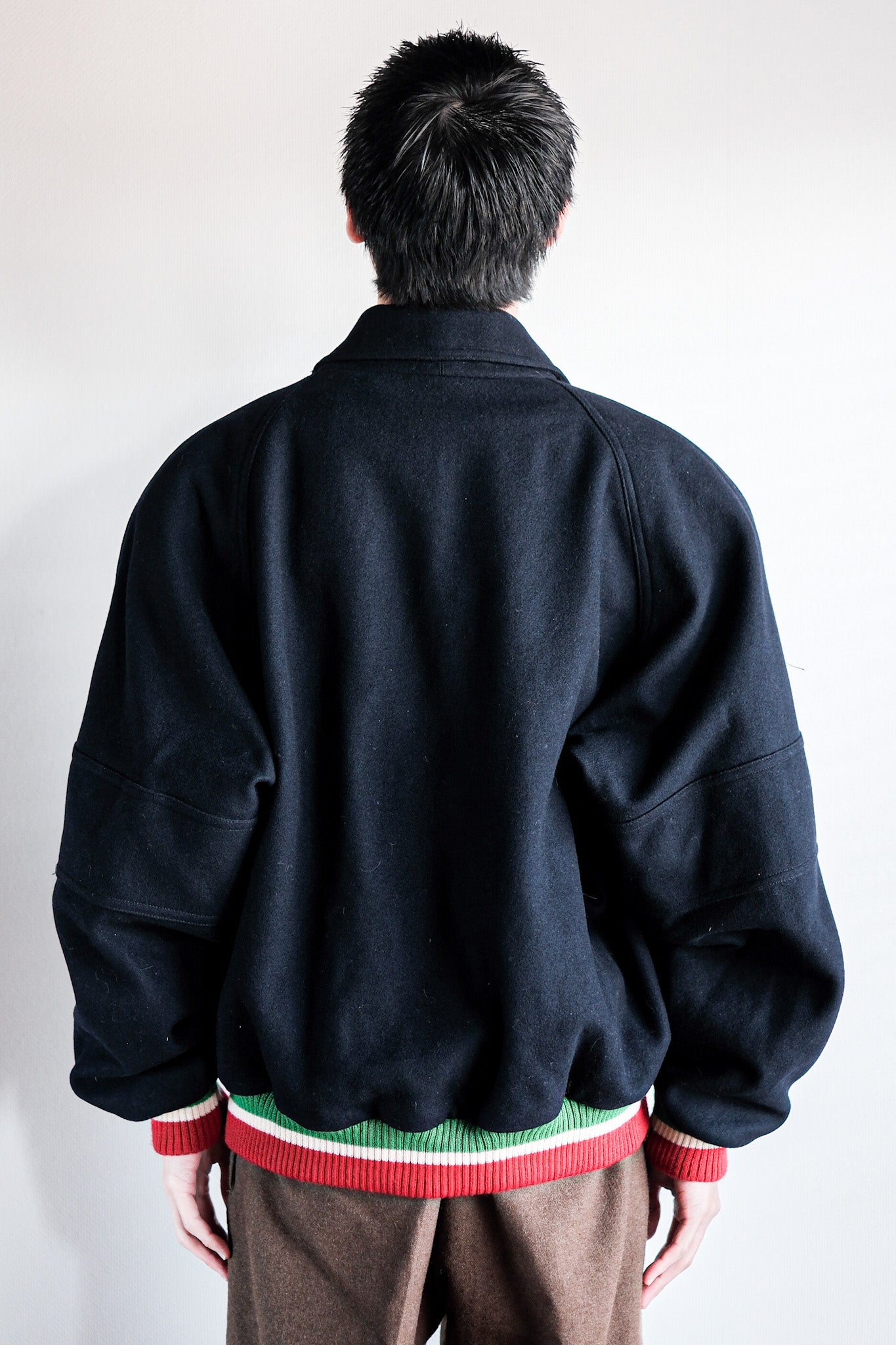 【~80's】Old Gucci Double Breasted Italian Wool Blouson Size.50