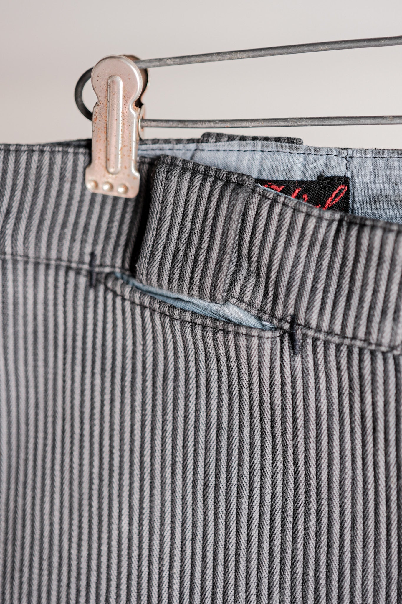 【~50's】French Vintage Cotton Pique Work Pants