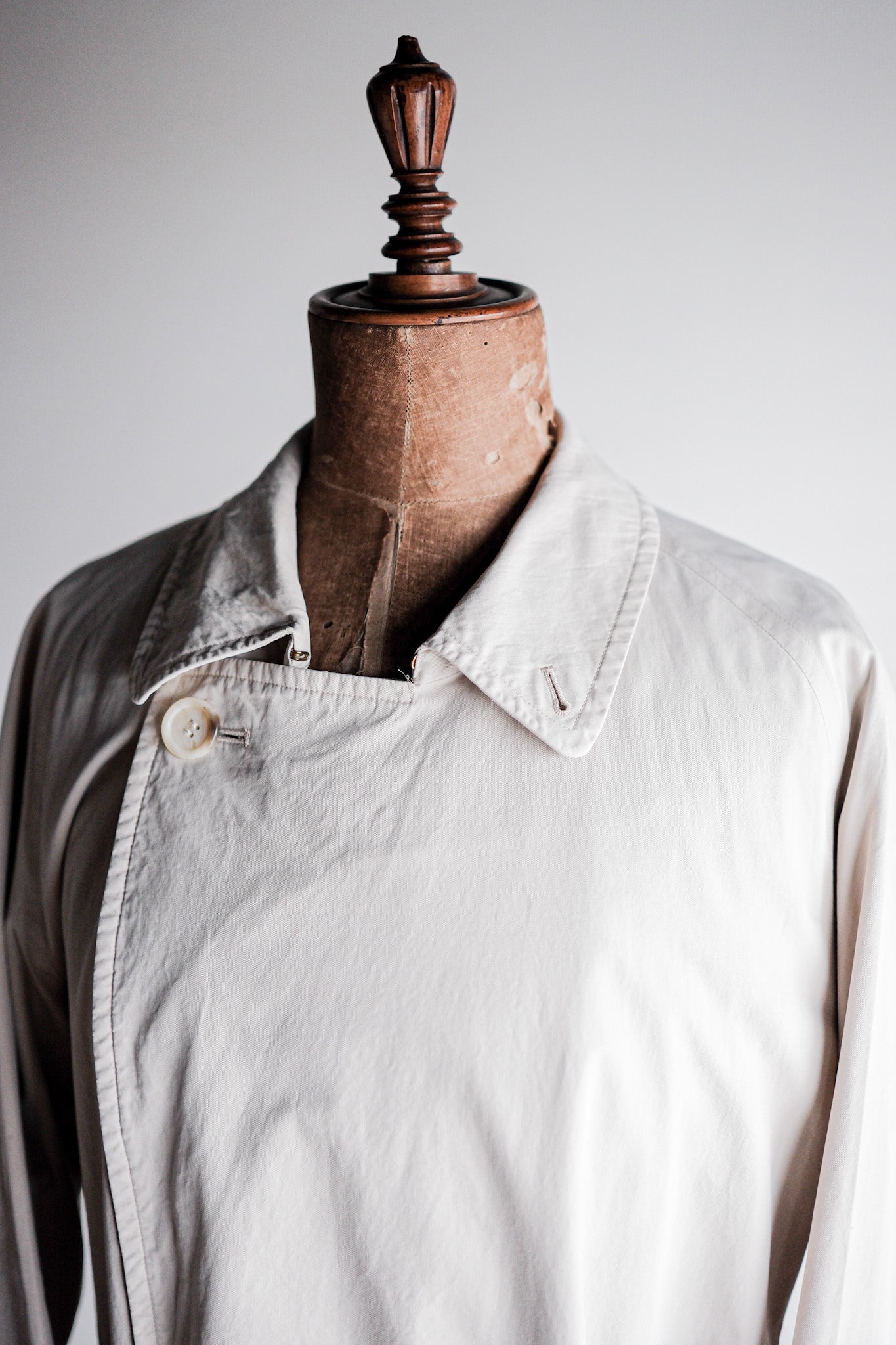 【~80's】Vintage Burberry's Single Raglan Tielocken Coat C100 Size.46REG