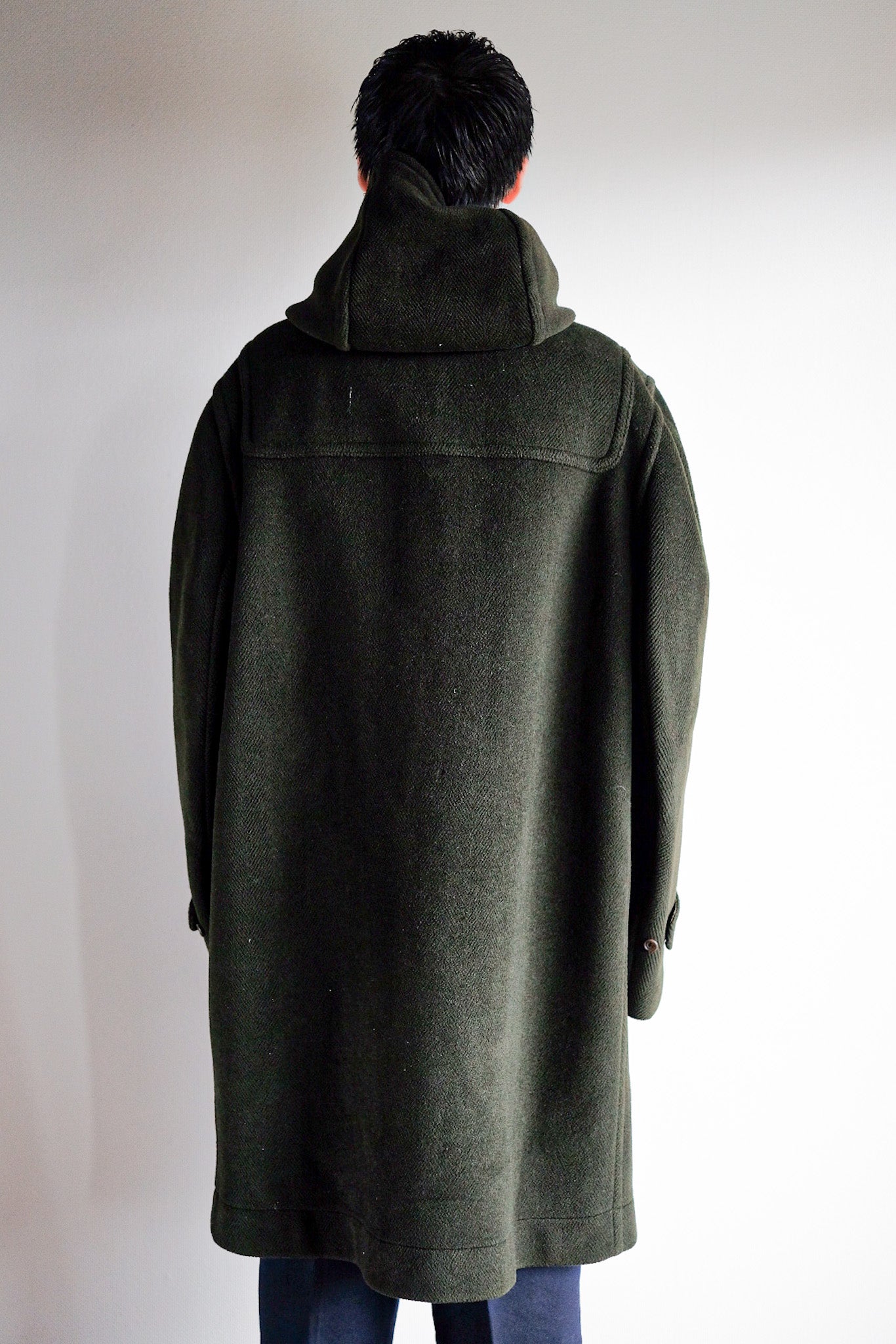 【~90's】Old INVERTERE Wool Duffle Coat "Moorbrook"