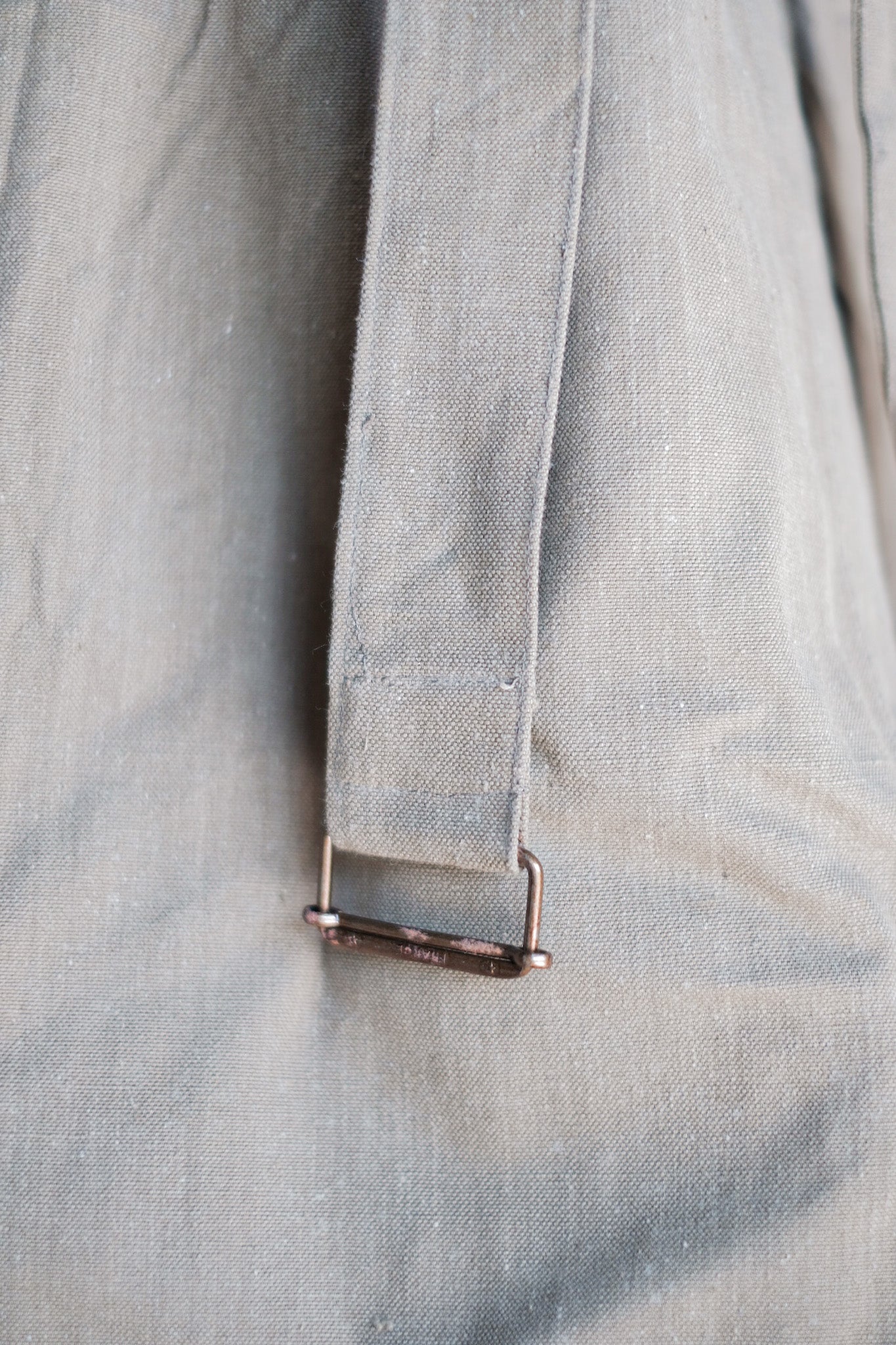 【~50's】French Army M35 Motorcycle Coat "Cotton Linen Type" "Dead Stock"