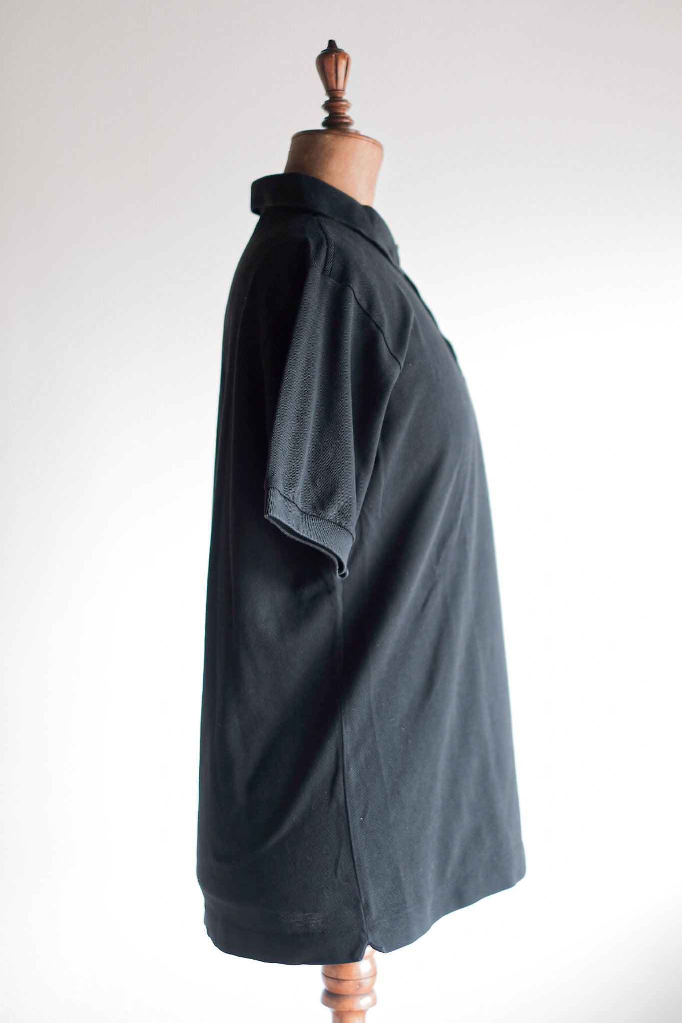 【~80's】CHEMISE LACOSTE S/S Polo Shirt Size.5 "Black"