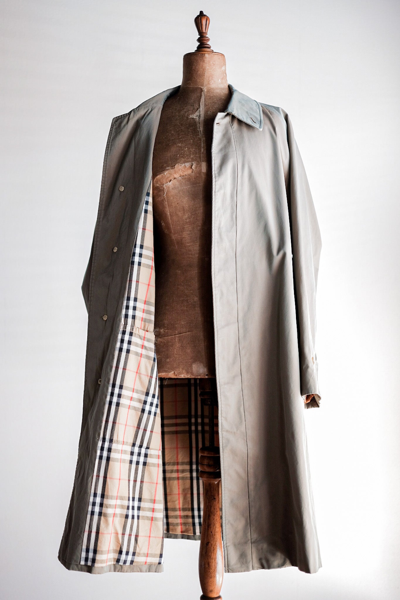 【~80's】Vintage Burberry's Single Raglan Balmacaan Coat C100 Size.58REG "TAMAMUSHI"