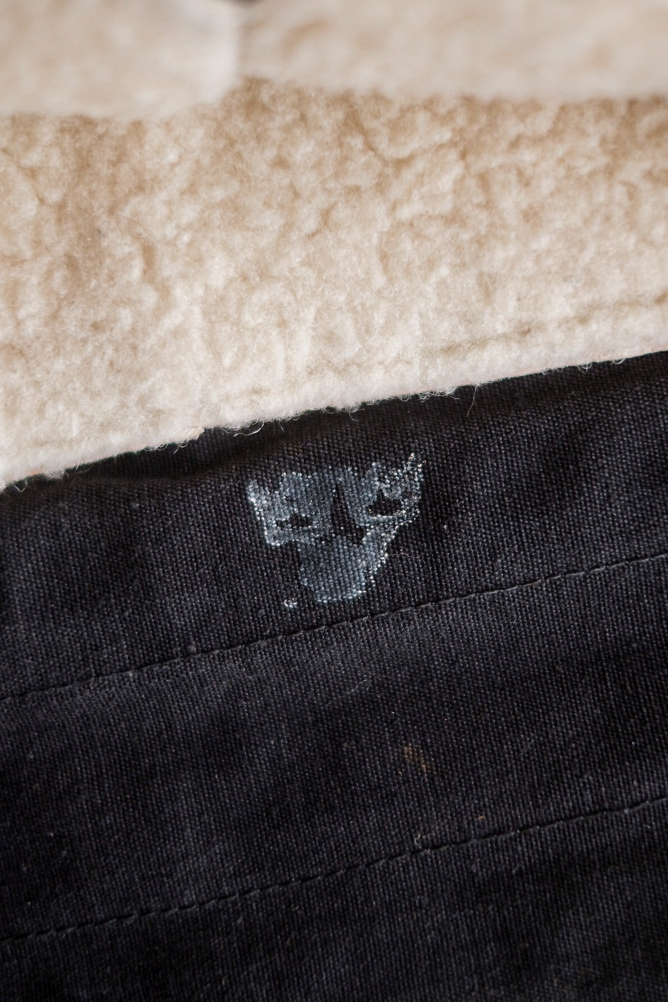 【~50’s】Swedish Army Motorcycle Jacket “Black Color”