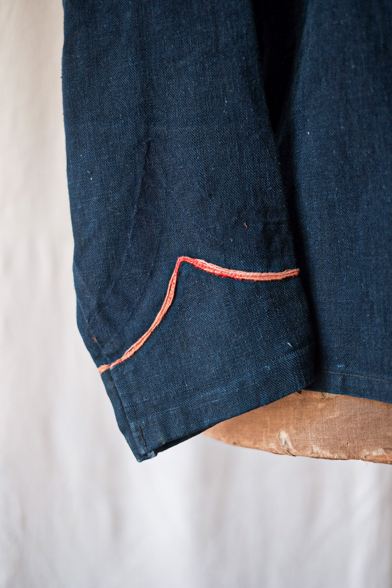 【~10's】French Vintage Indigo Metis Fireman Jacket
