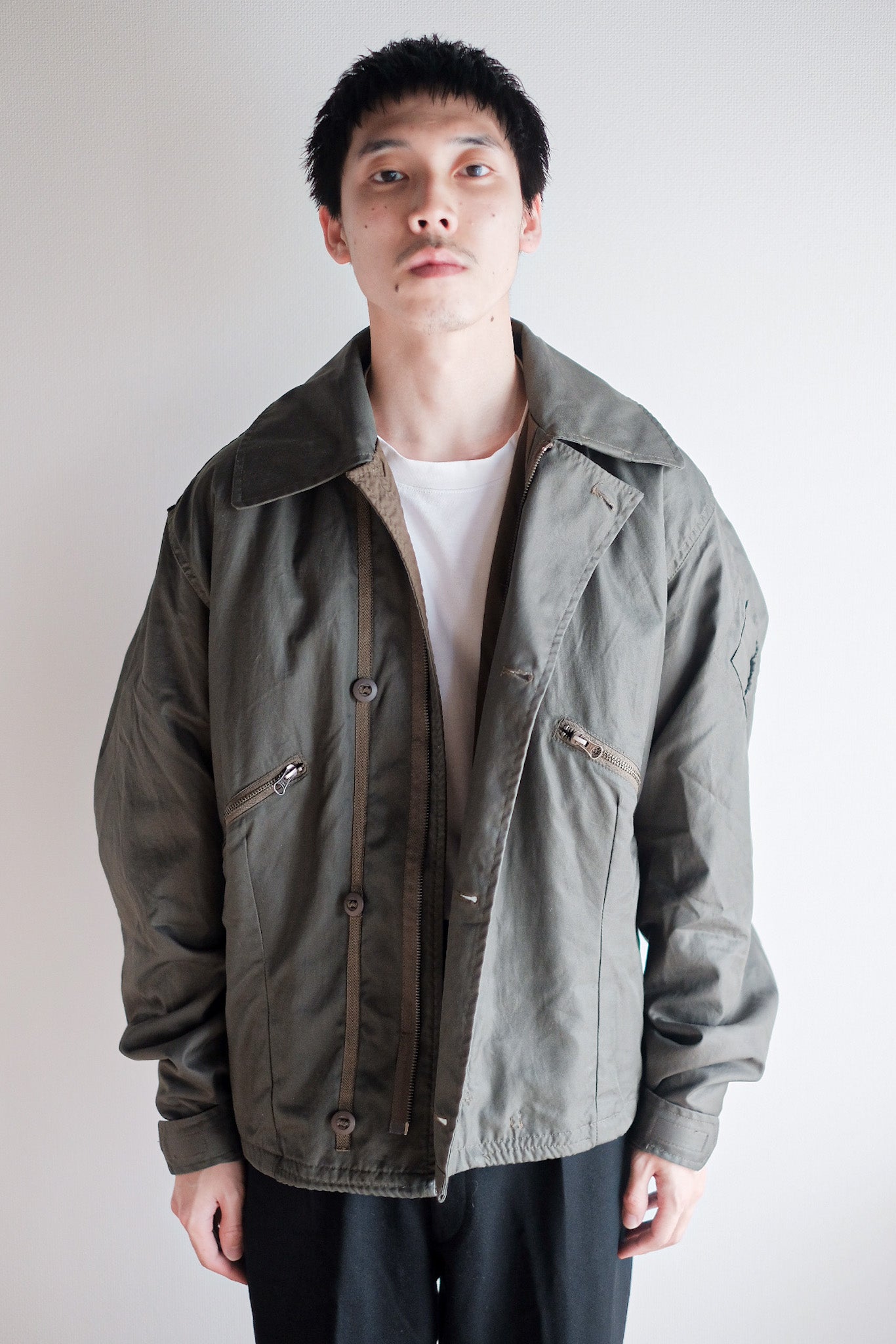 【~00's】Royal Air Force MK3 Cold Weather Flying Jacket Size.7 "Dead Stock"
