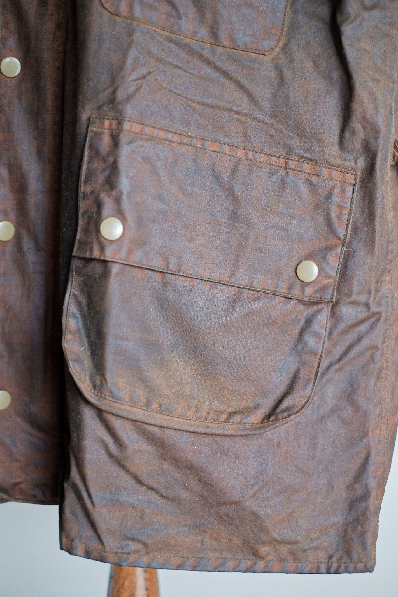 【~60's】Vintage Barbour "Solway Zipper" Yellow Label