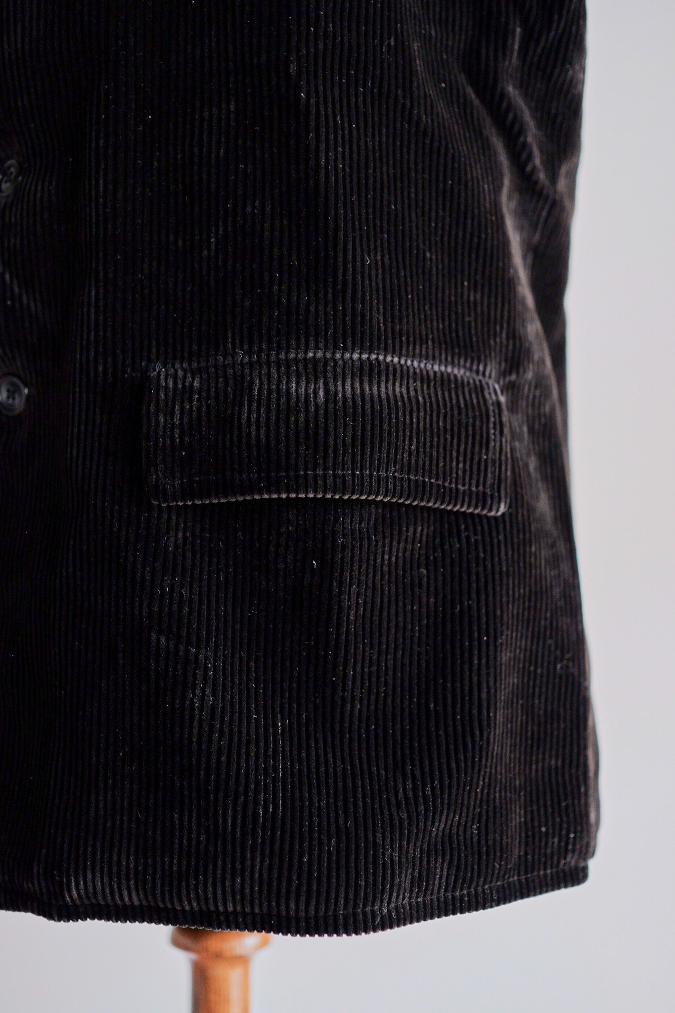 【~40's】French Vintage Black Corduroy Work Jacket