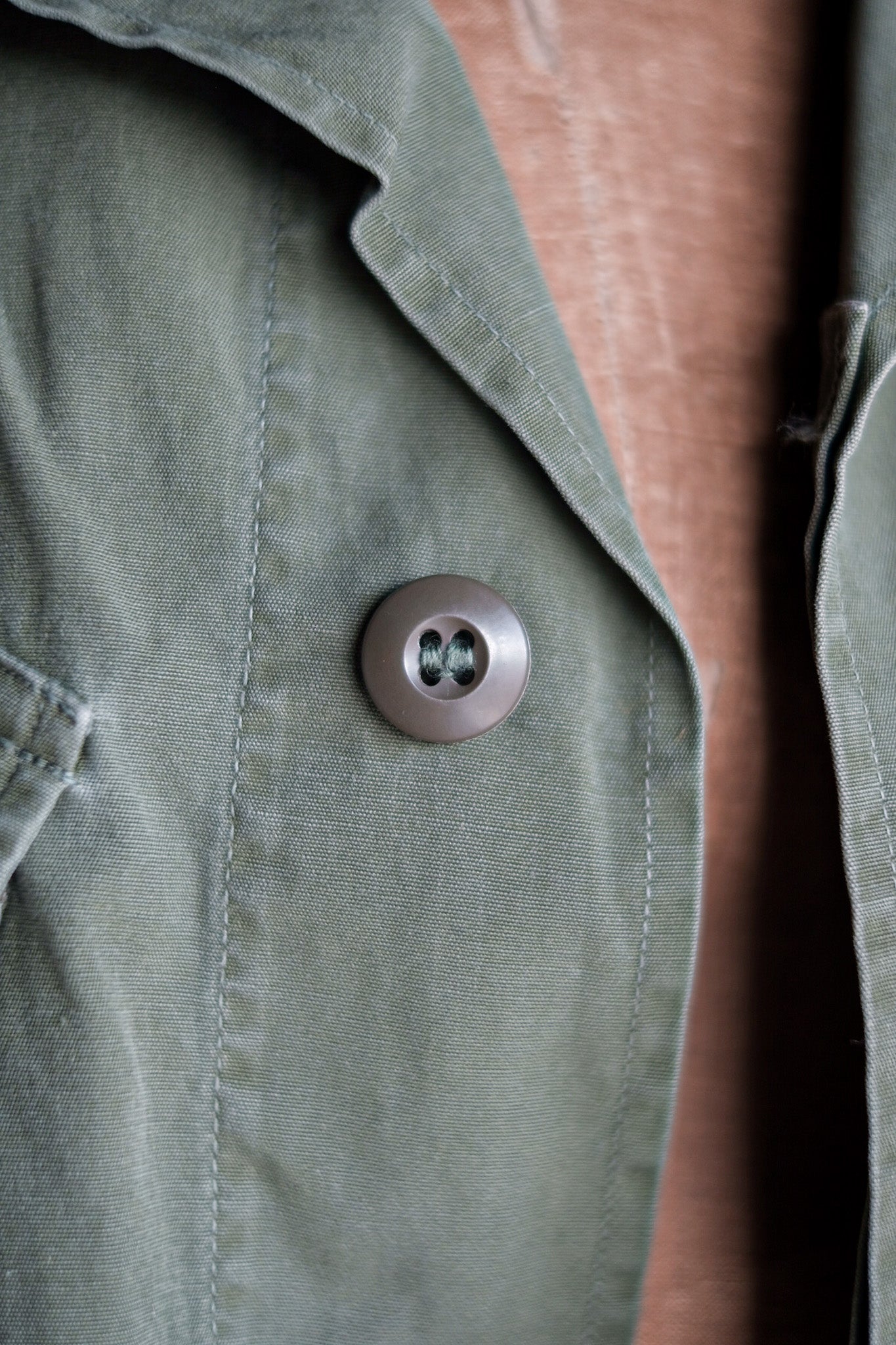 【~60's】US Army Jungle Fatigue Jacket "3rd Type" Size.LARGE-REGULAR
