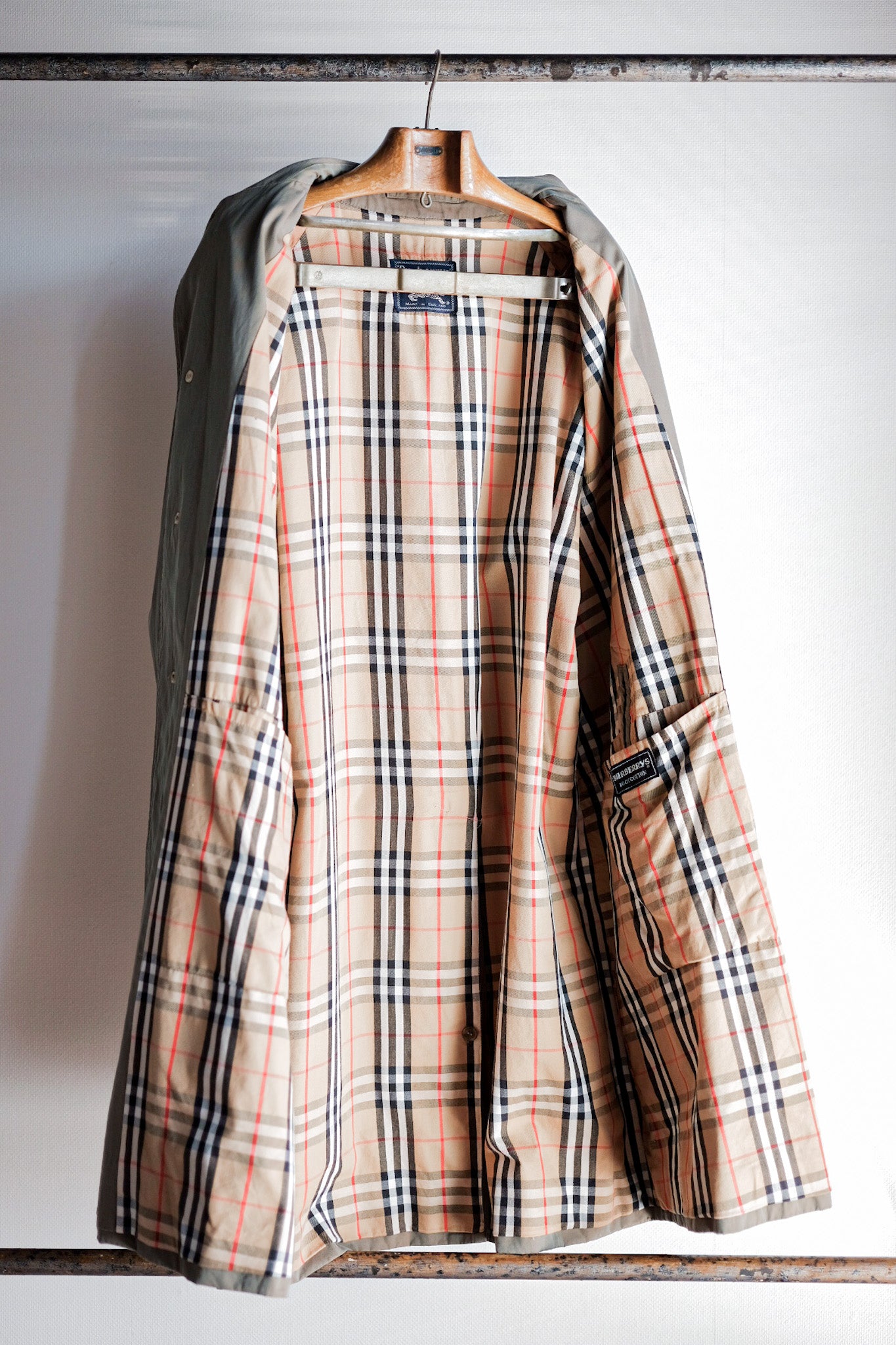 【~80's】Vintage Burberry's Single Raglan Balmacaan Coat C100 Size.58REG "TAMAMUSHI"
