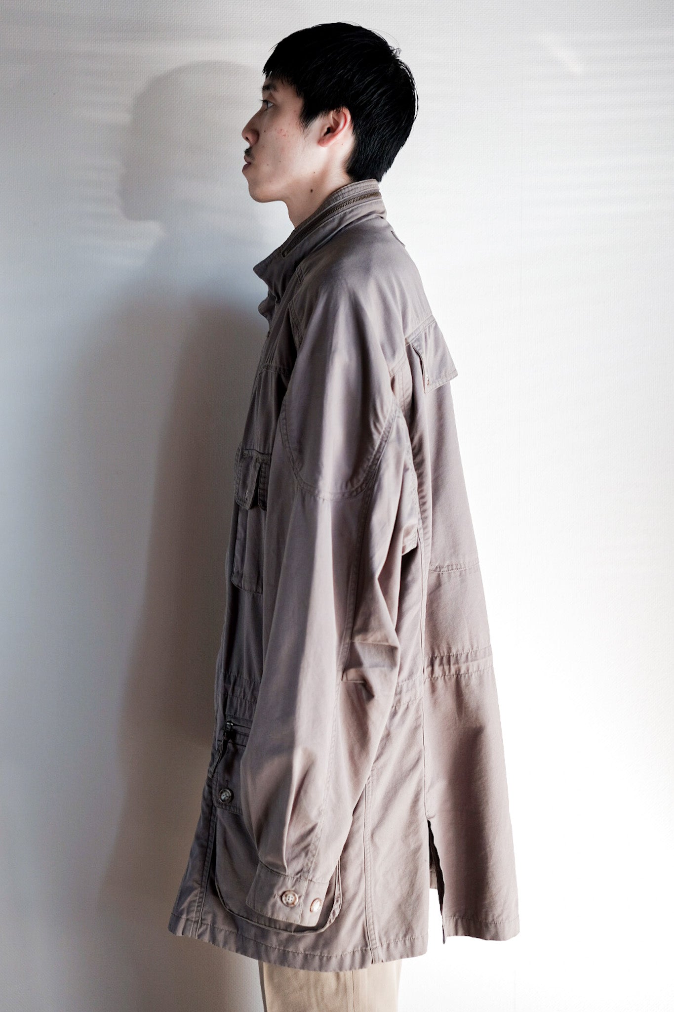 【~90's】Willis&Geiger Bush Poplin Safari Jacket Size.L-TALL