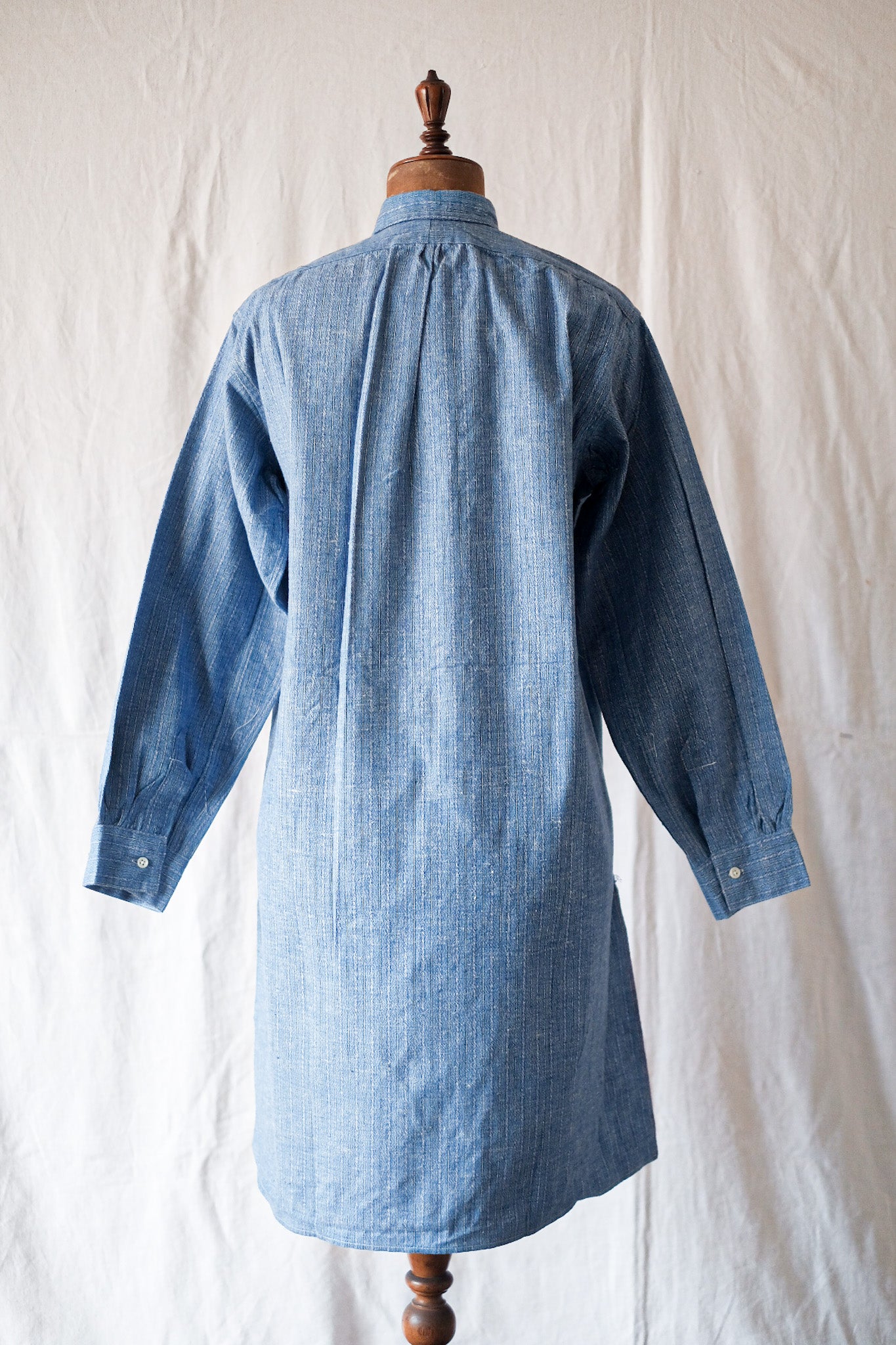 【~30's】French Vintage Grandpa Shirt "Dead Stock"
