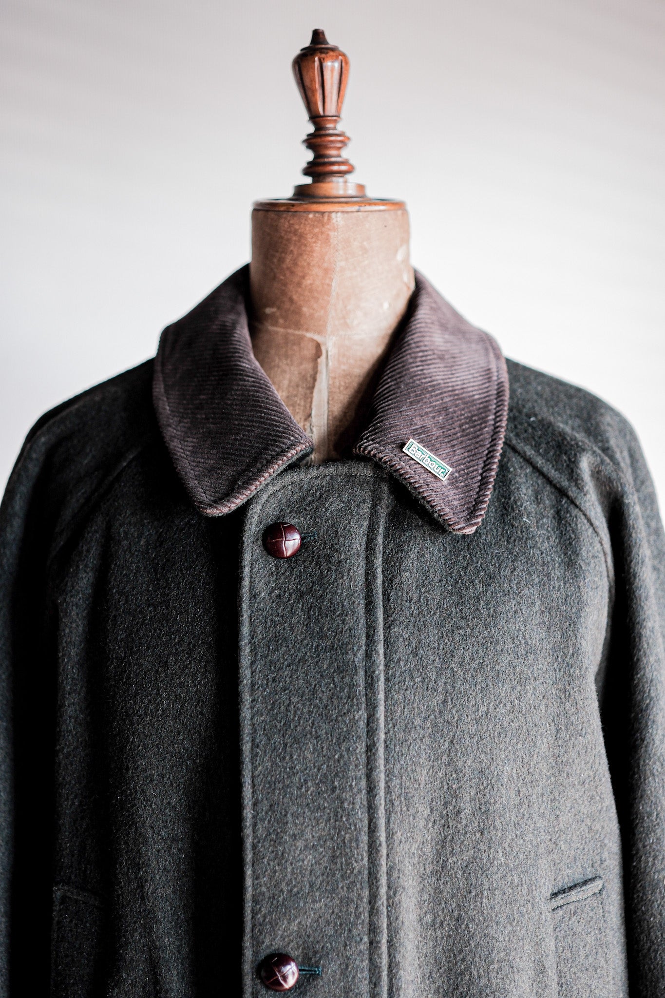【~90's】Vintage Barbour "LODEN JACKET" 3 Crest Size.42