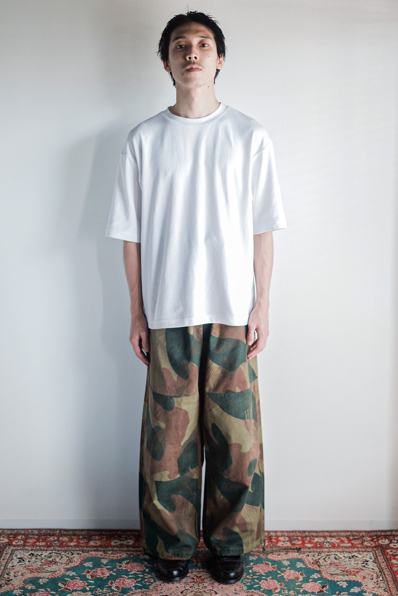 【~50's】Belgium Army Brushstroke Camo Airborne Pant Size.7