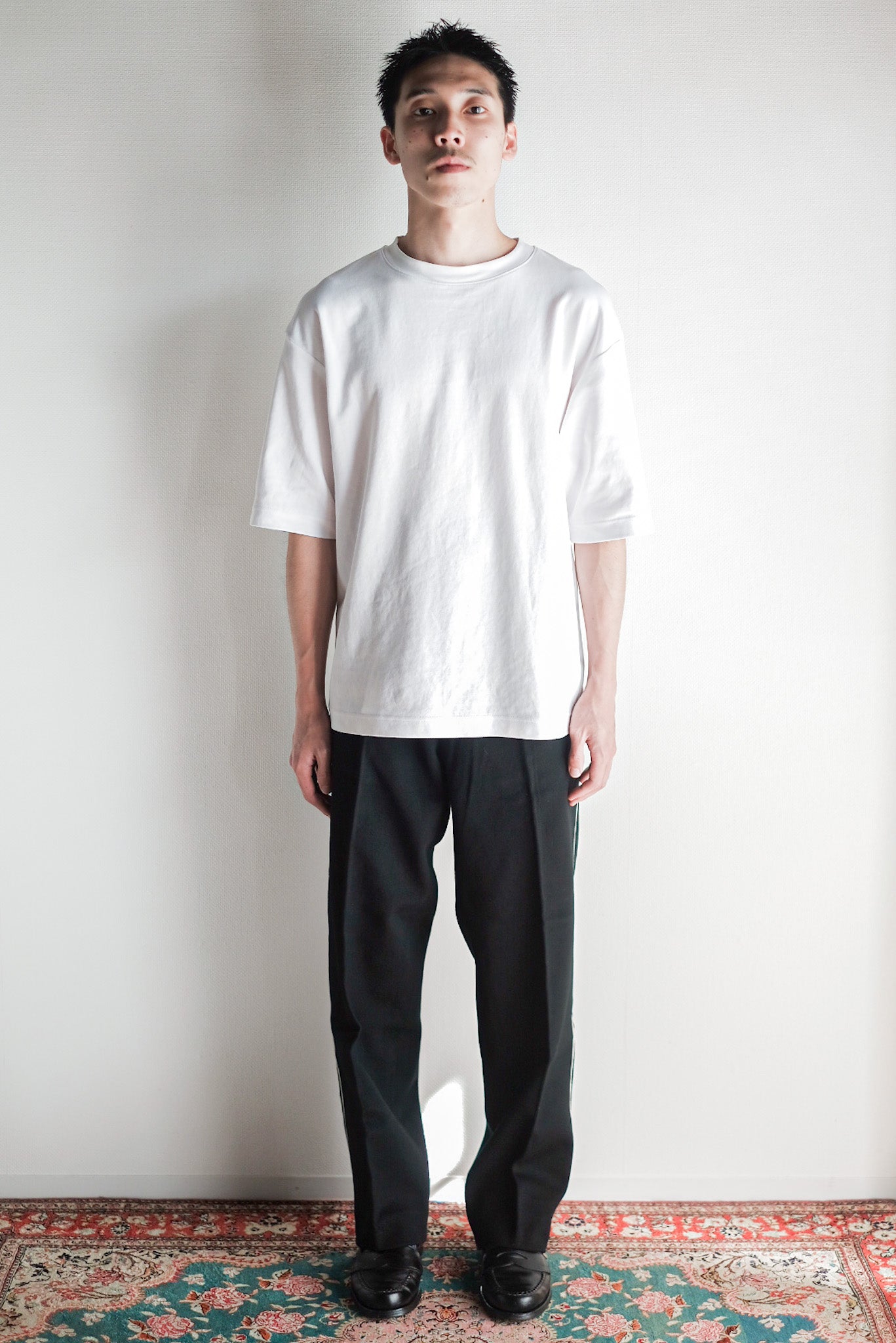 【~40's】French Vintage Side Line Wool Trousers "Dead Stock"