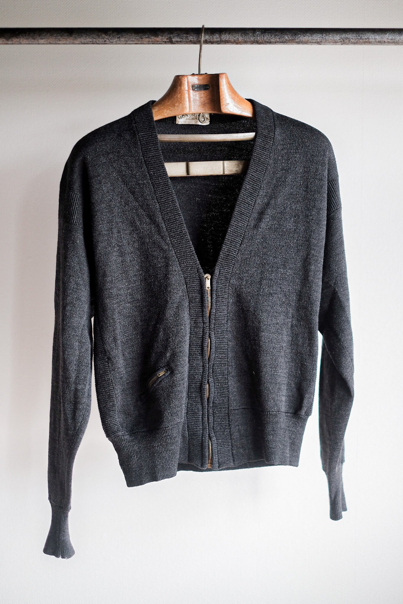【~40's】French Vintage Wool Cardigan