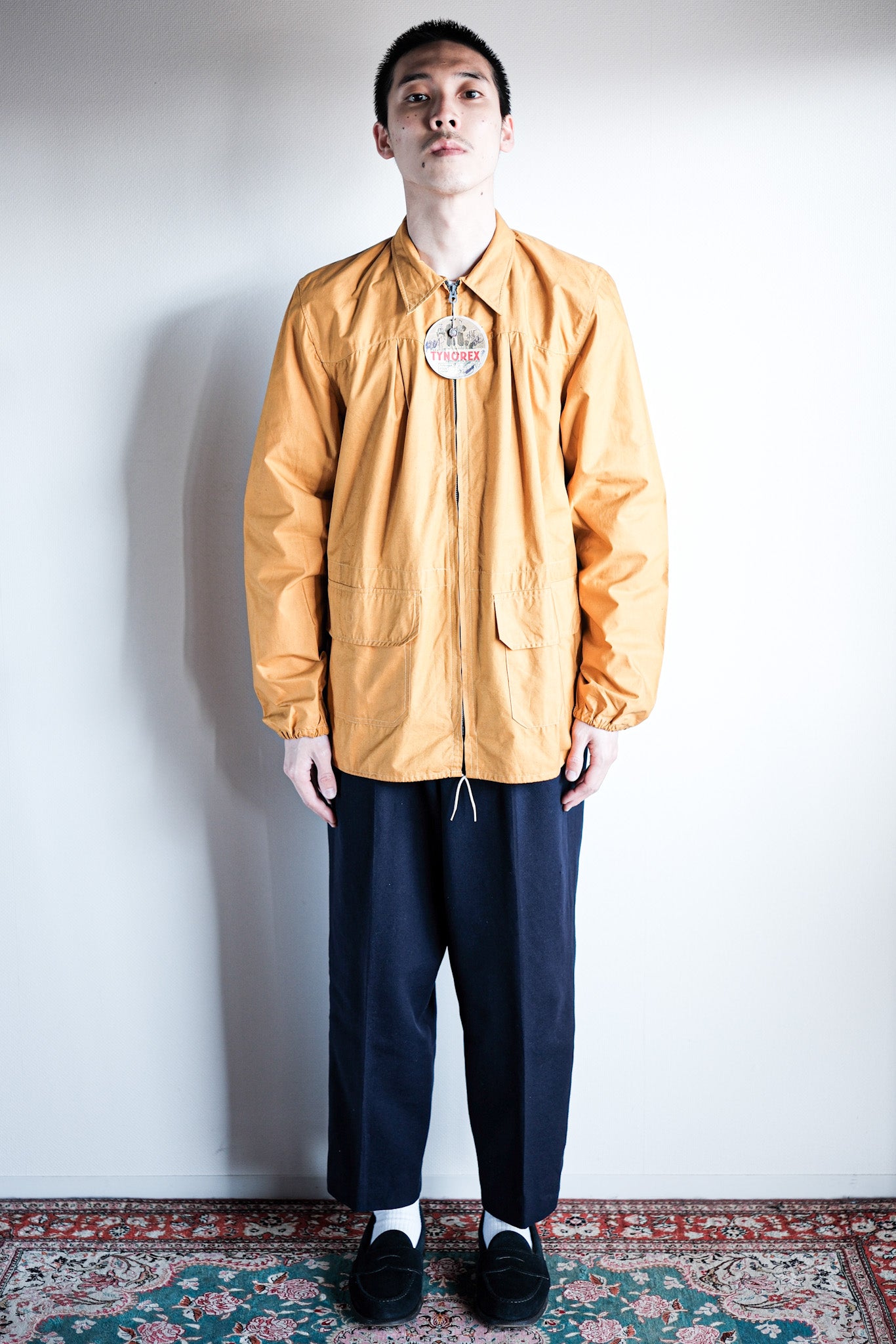 【~40's】French Vintage Yellow Cotton Jacket "Dead Stock"