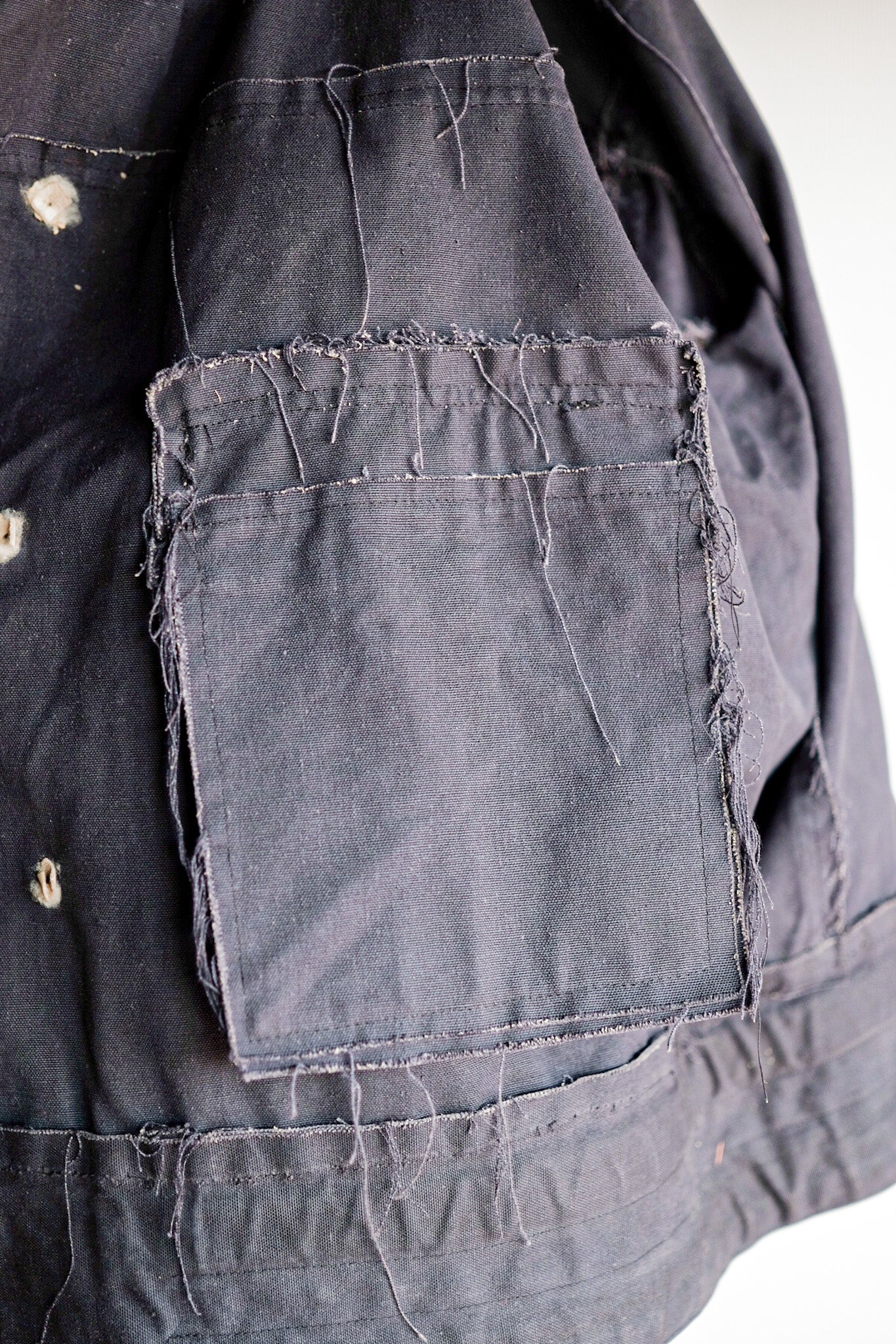 【~50’s】Swedish Army Motorcycle Jacket “Black Color”