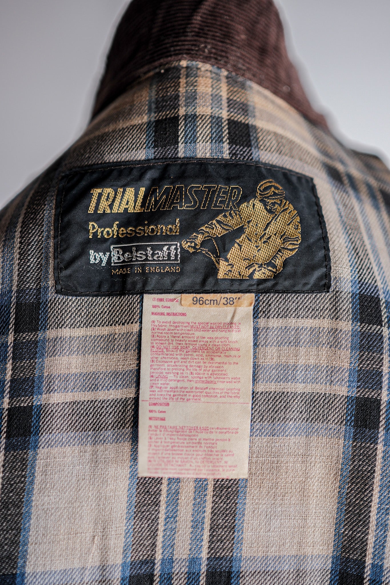 【~60's】Vintage Belstaff Waxed Jacket & Trousers Set Up Size.38 "TRIALMASTER"