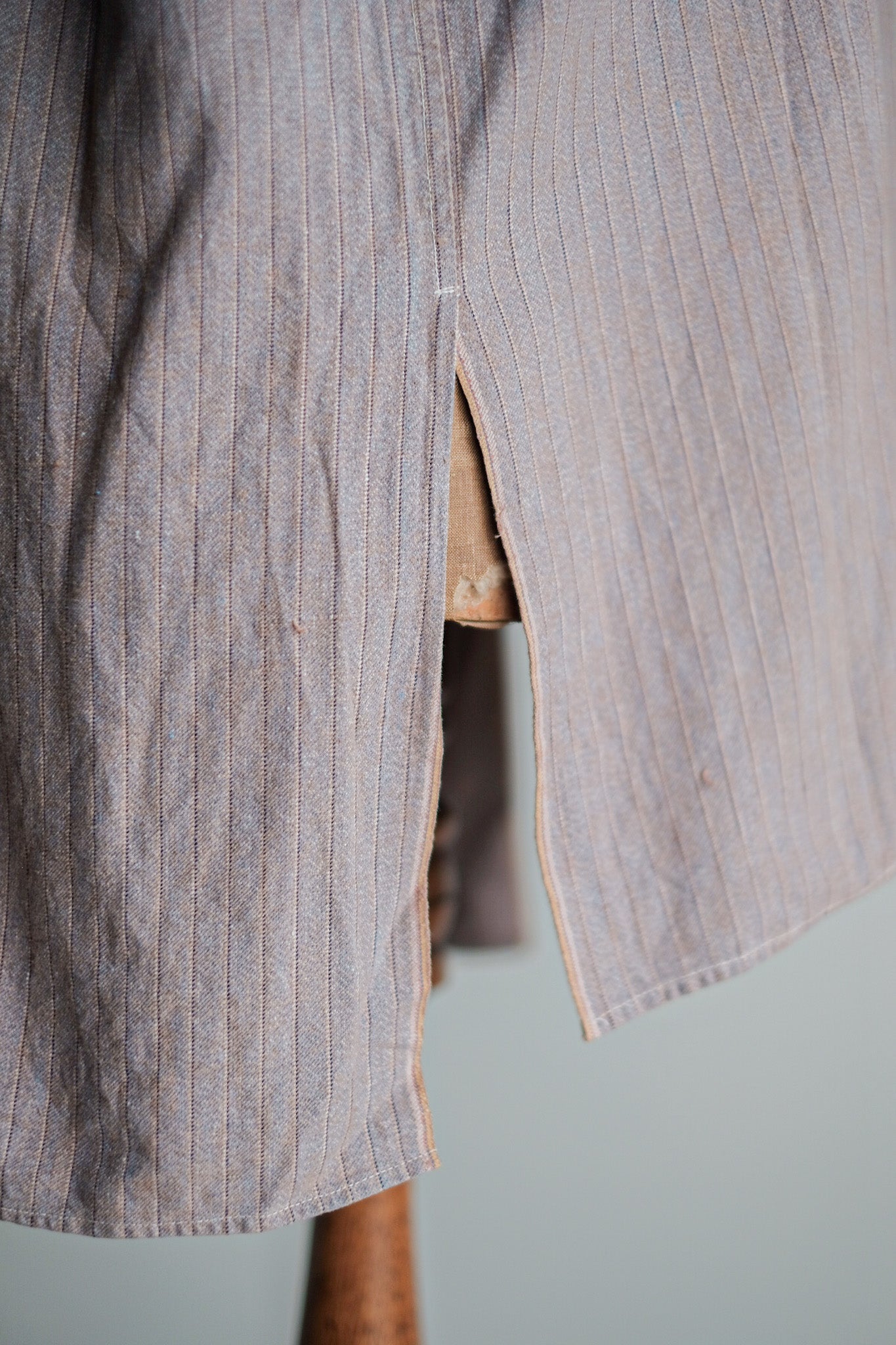 【~40's】French Vintage Grandpa Shirt "Dead stock"