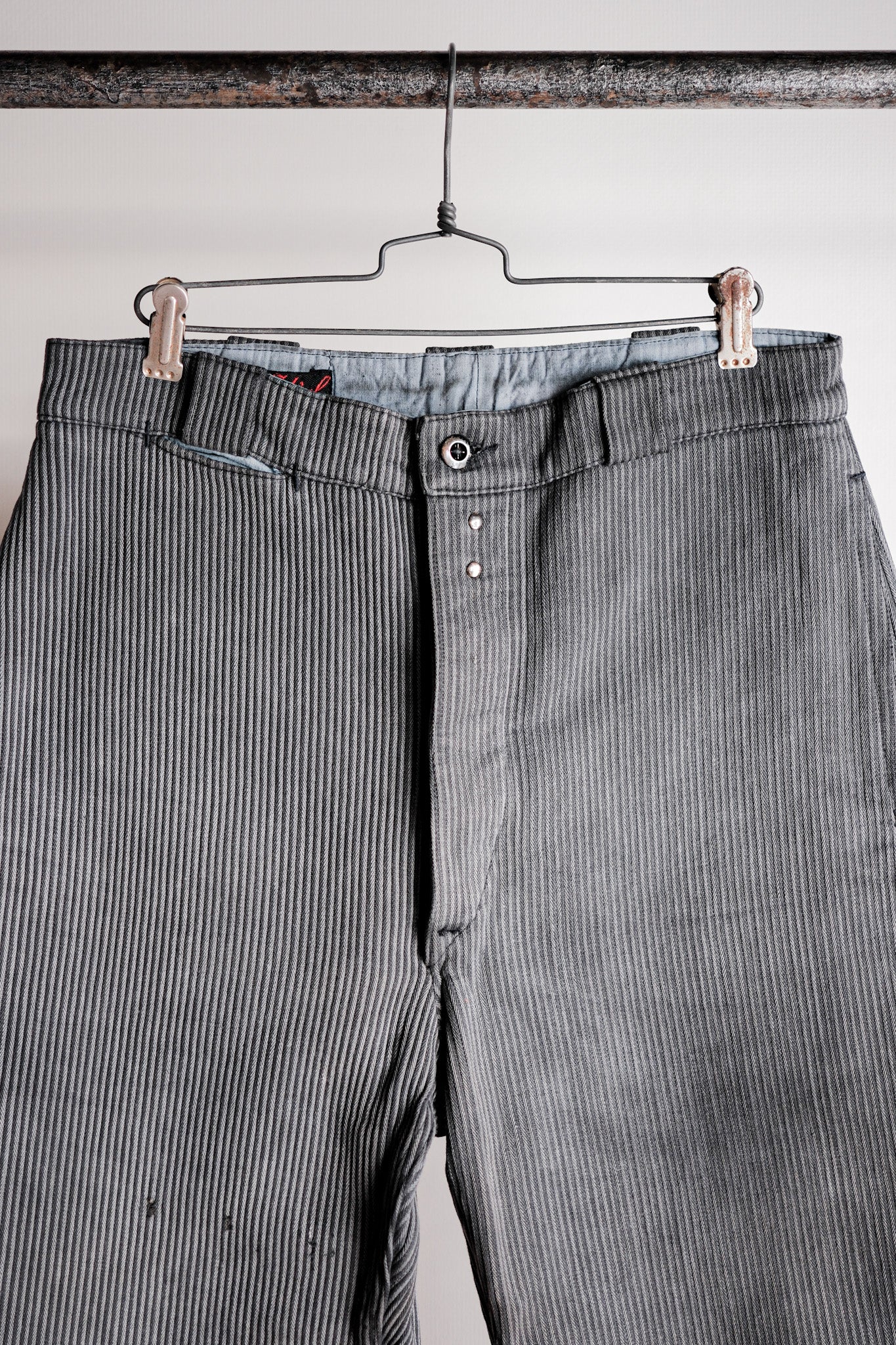 【~50's】French Vintage Cotton Pique Work Pants