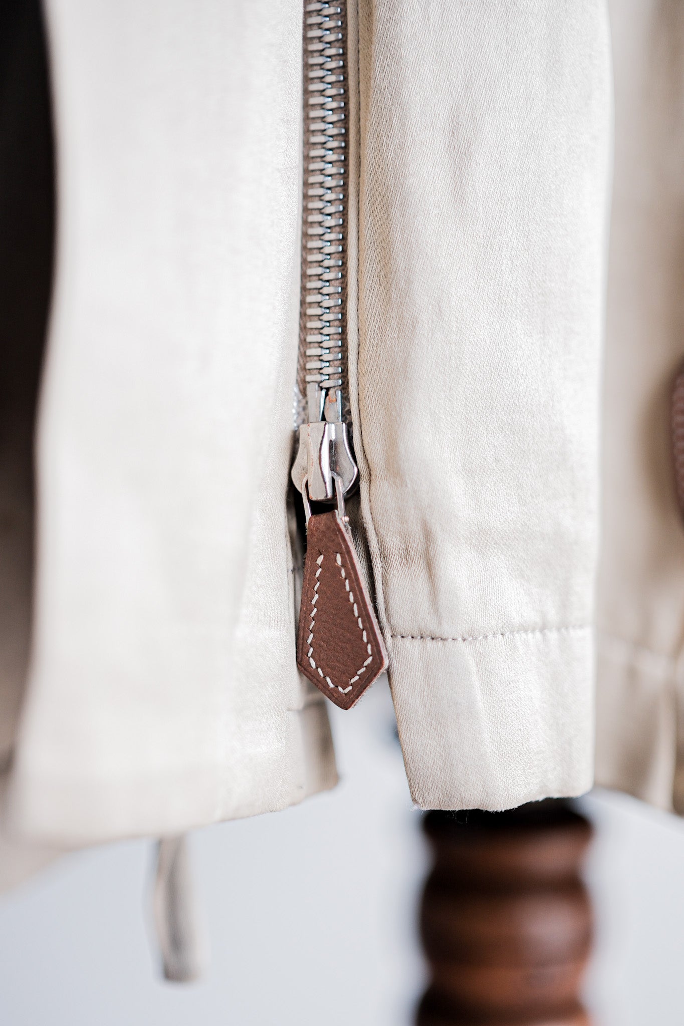【~00's】Old Hermès Paris Linen Jacket by Martin Margiela Size.42