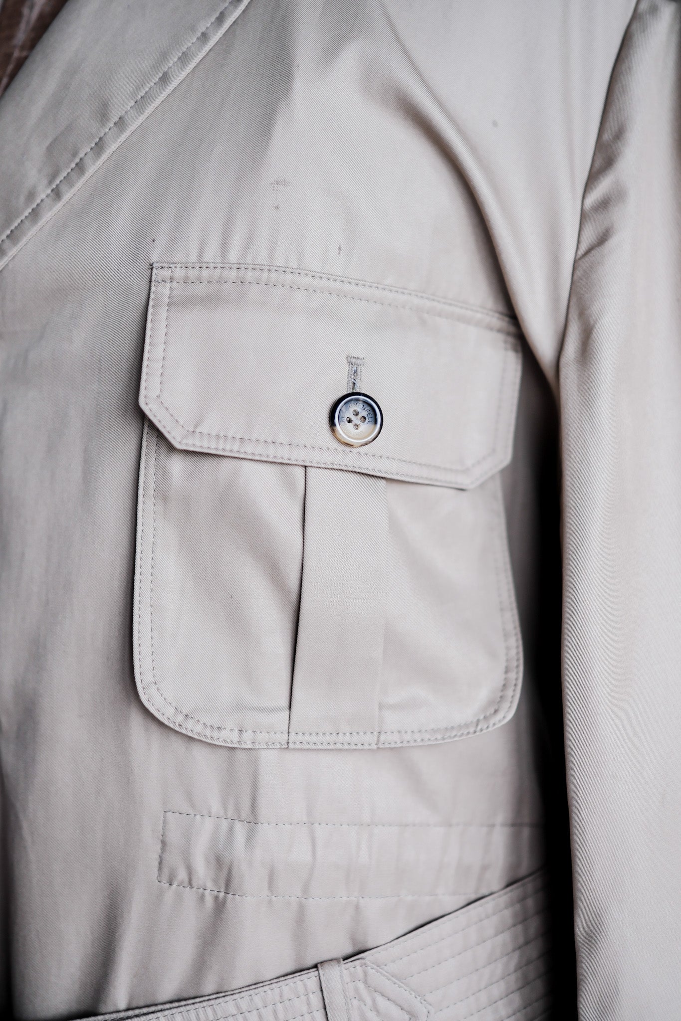 【~00’s】Grenfell Safari Style Jacket With Chin Strap