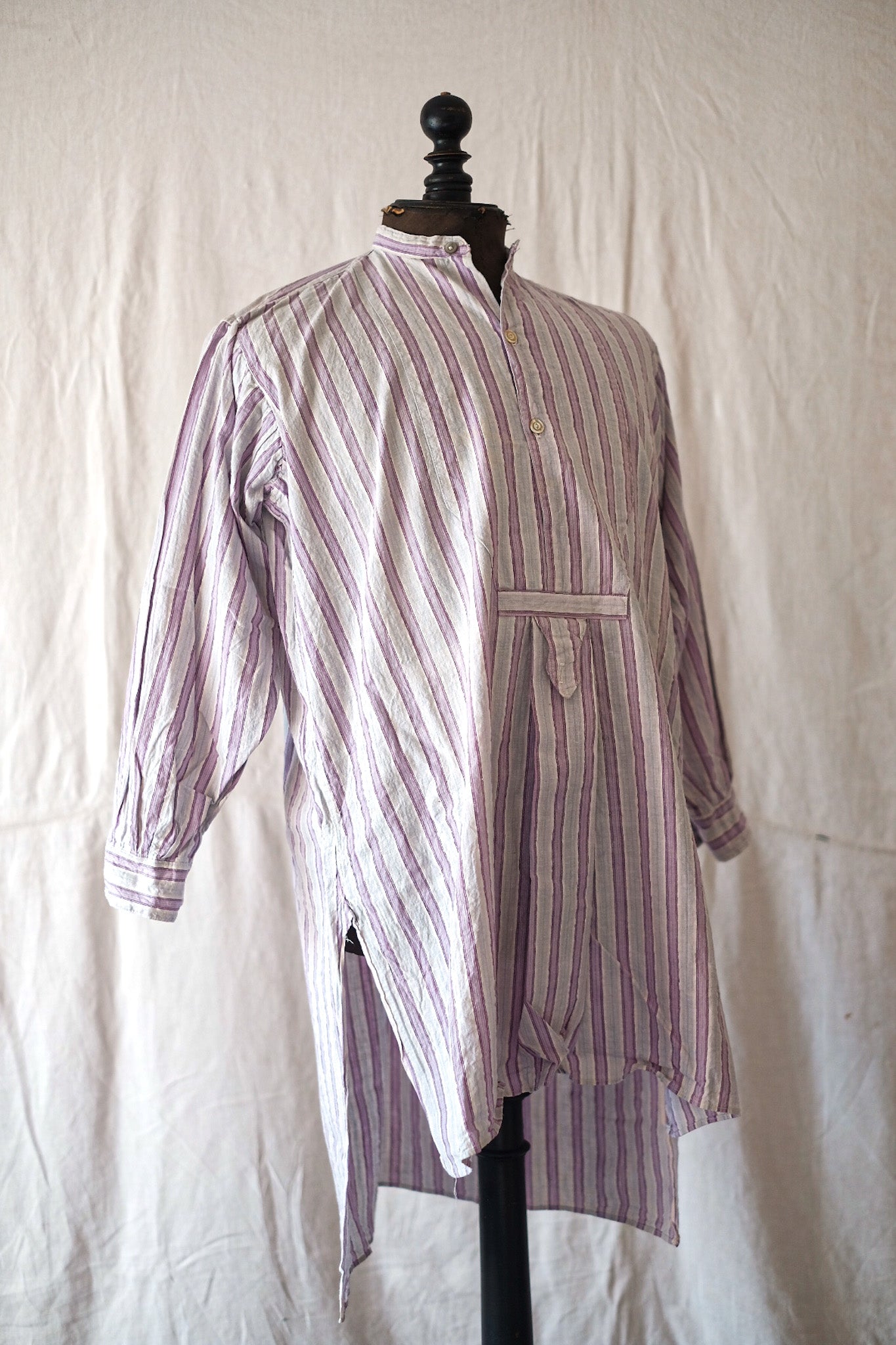 【~30's】French Vintage Grandpa Shirt