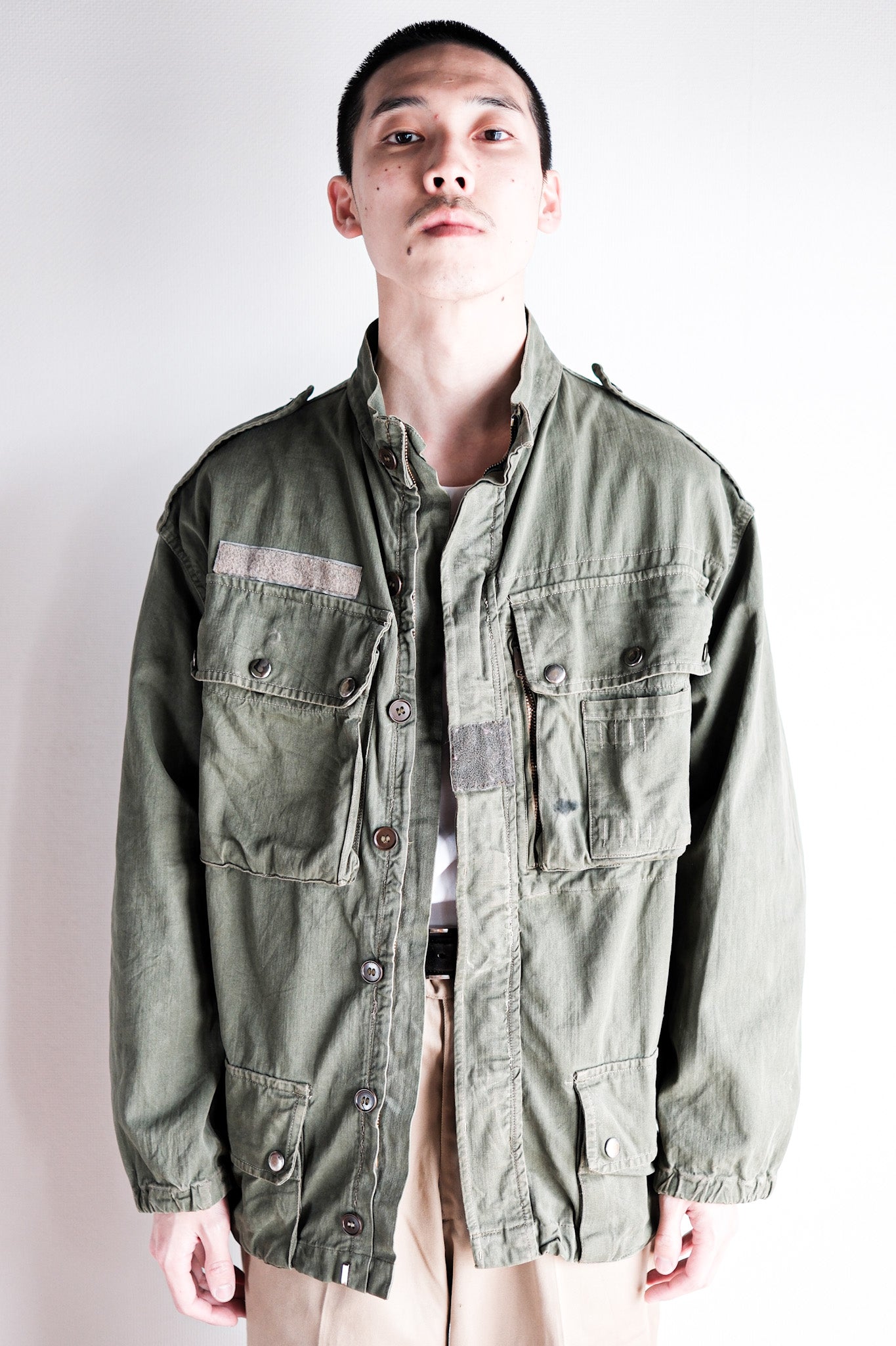 【~60's】French Army TAP47/56 Paratrooper Jacket